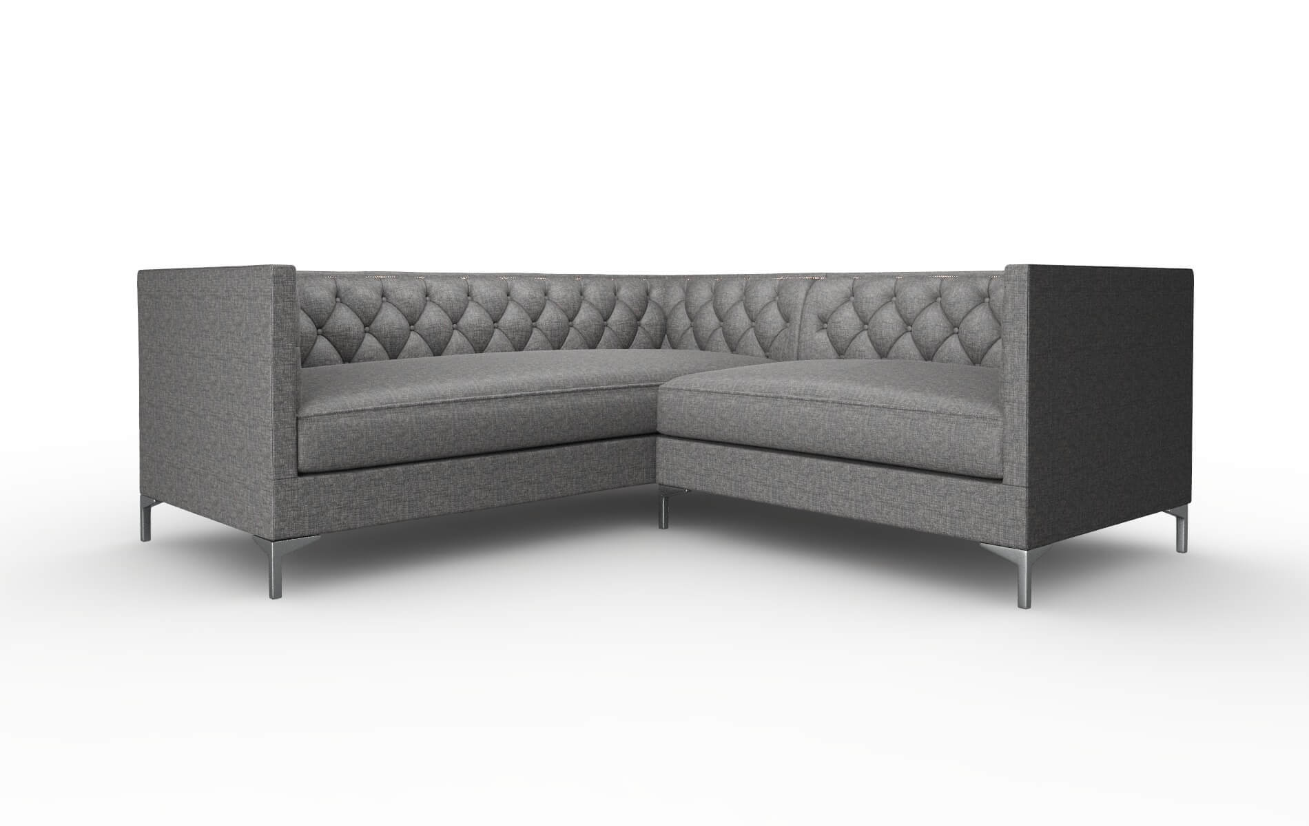 Gosford Insight Charcoal Sectional metal legs 1