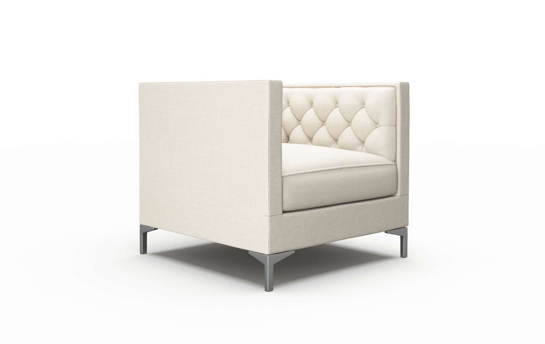 Gosford Keylargo Almond Chair metal legs 2