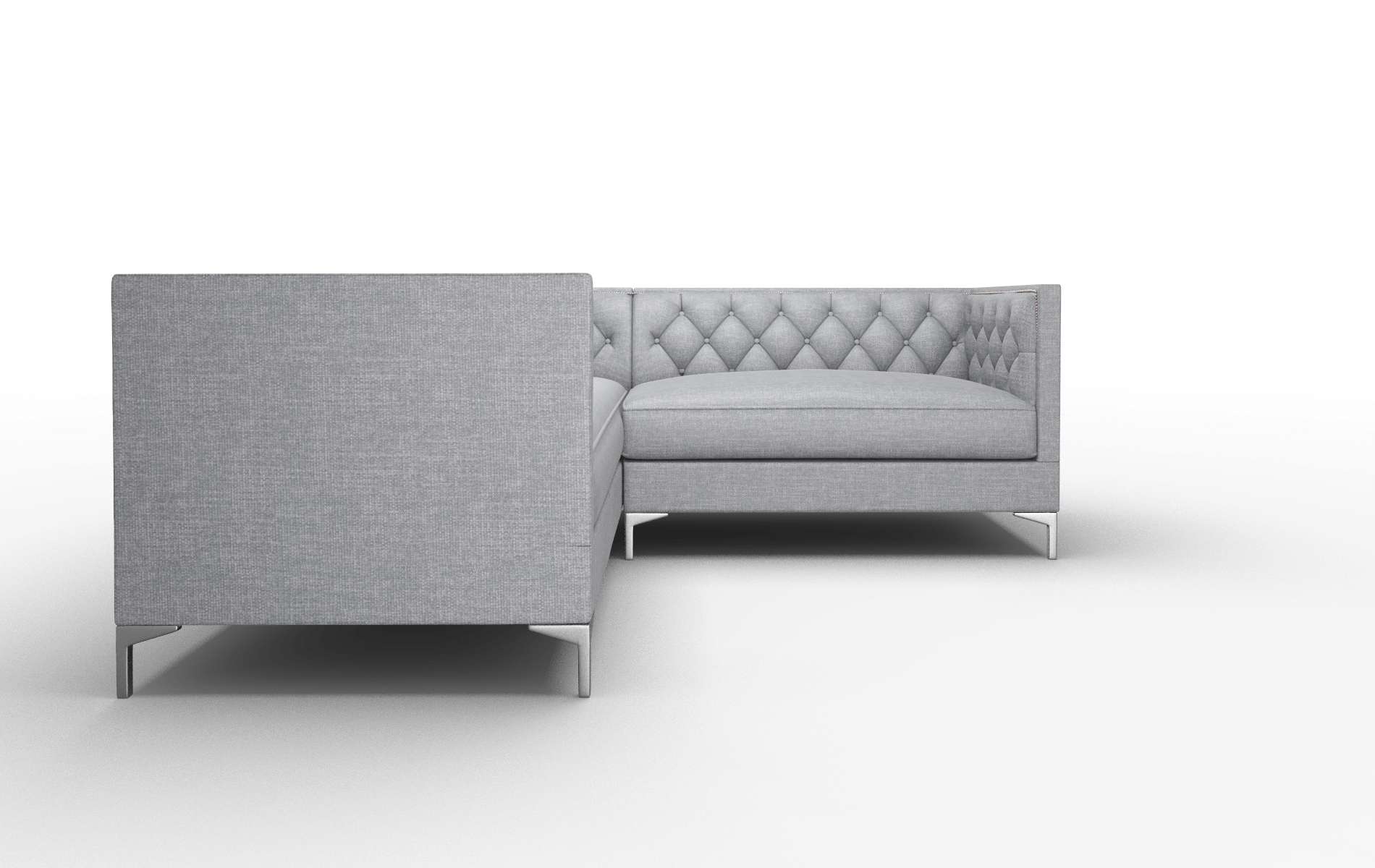 Gosford Keylargo Graphite Sectional metal legs 2