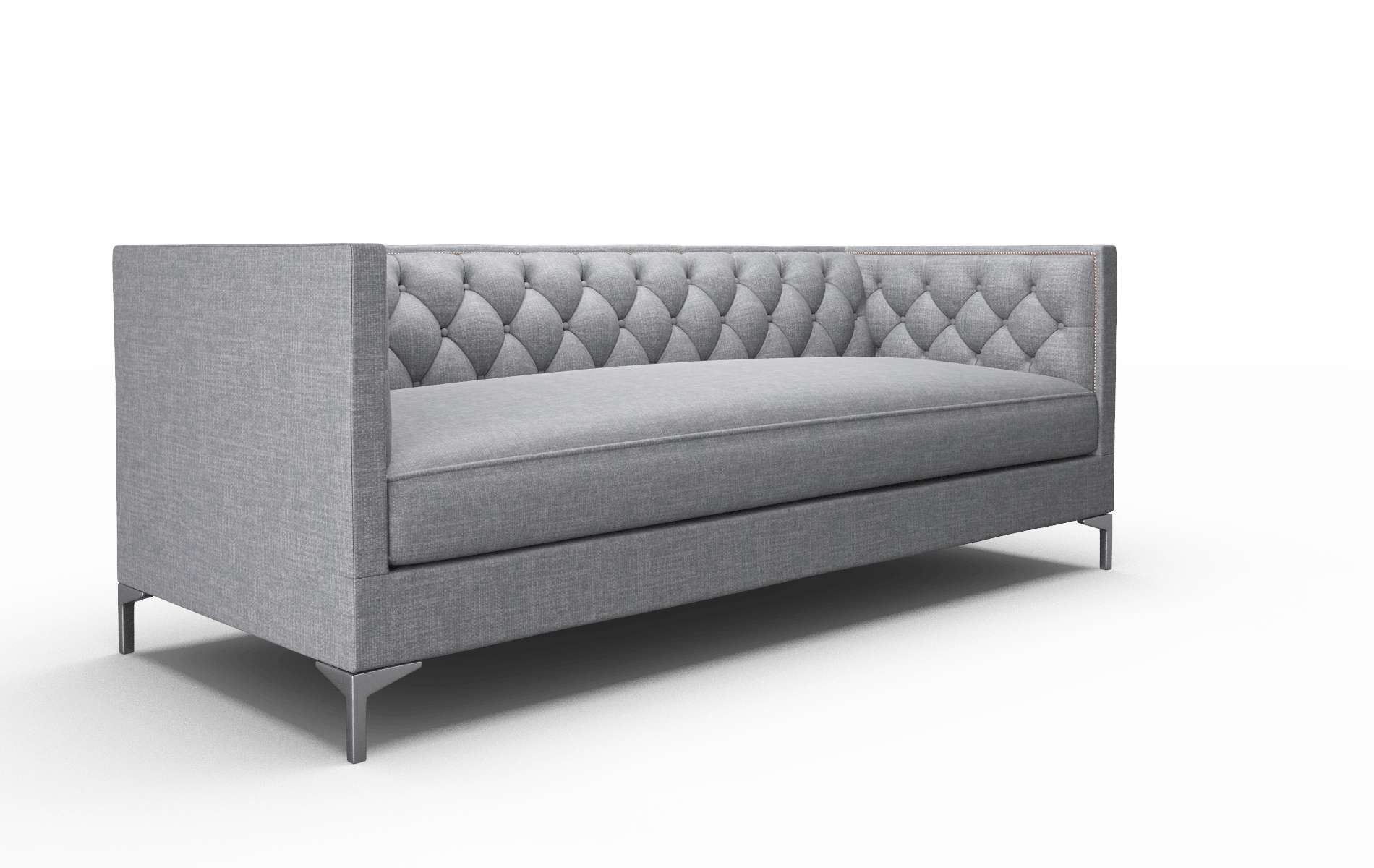 Gosford Keylargo Graphite Sofa metal legs 2