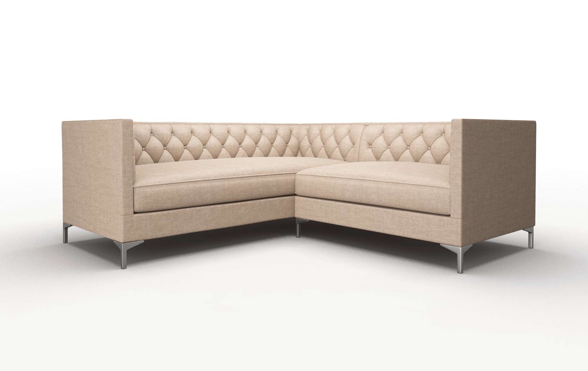 Gosford Keylargo Mink Sectional metal legs 1