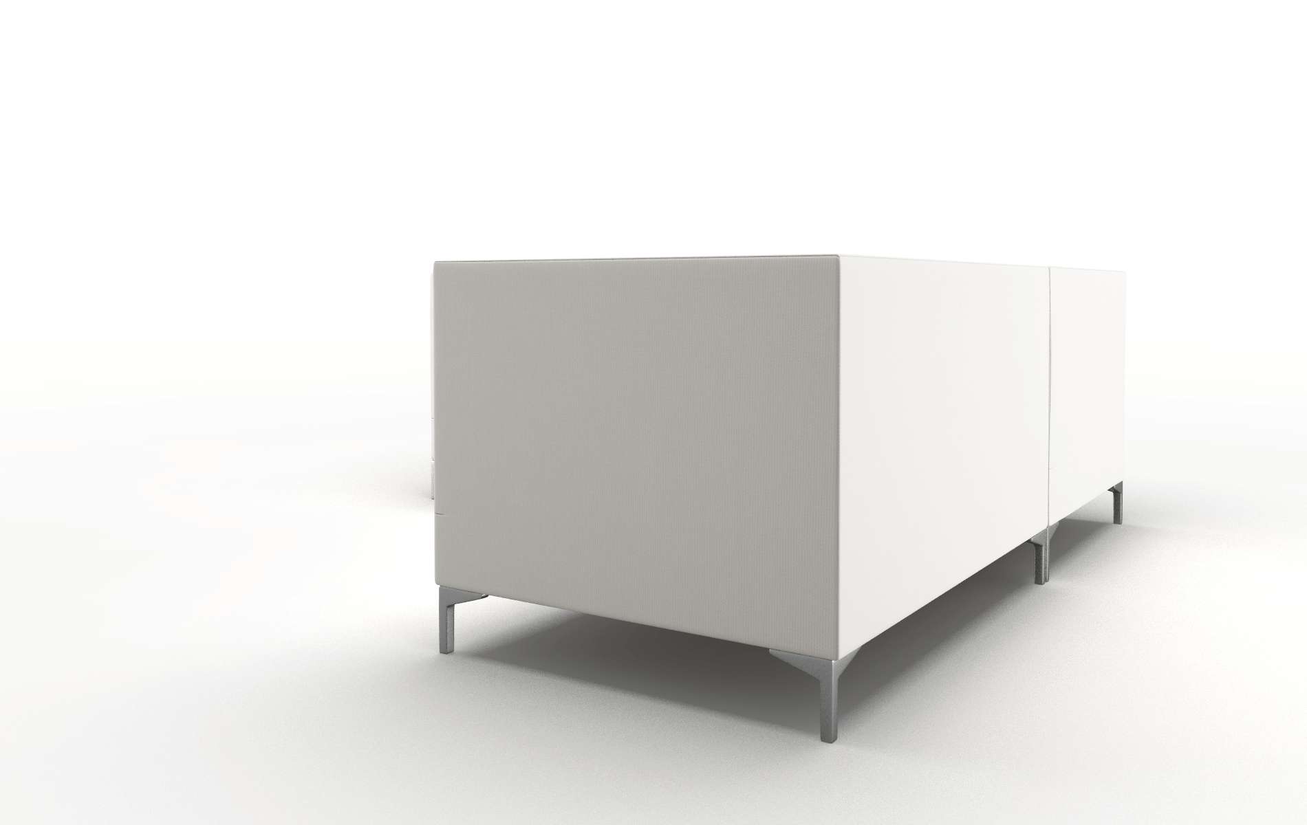 Gosford Keylargo Oatmeal Sectional metal legs 4