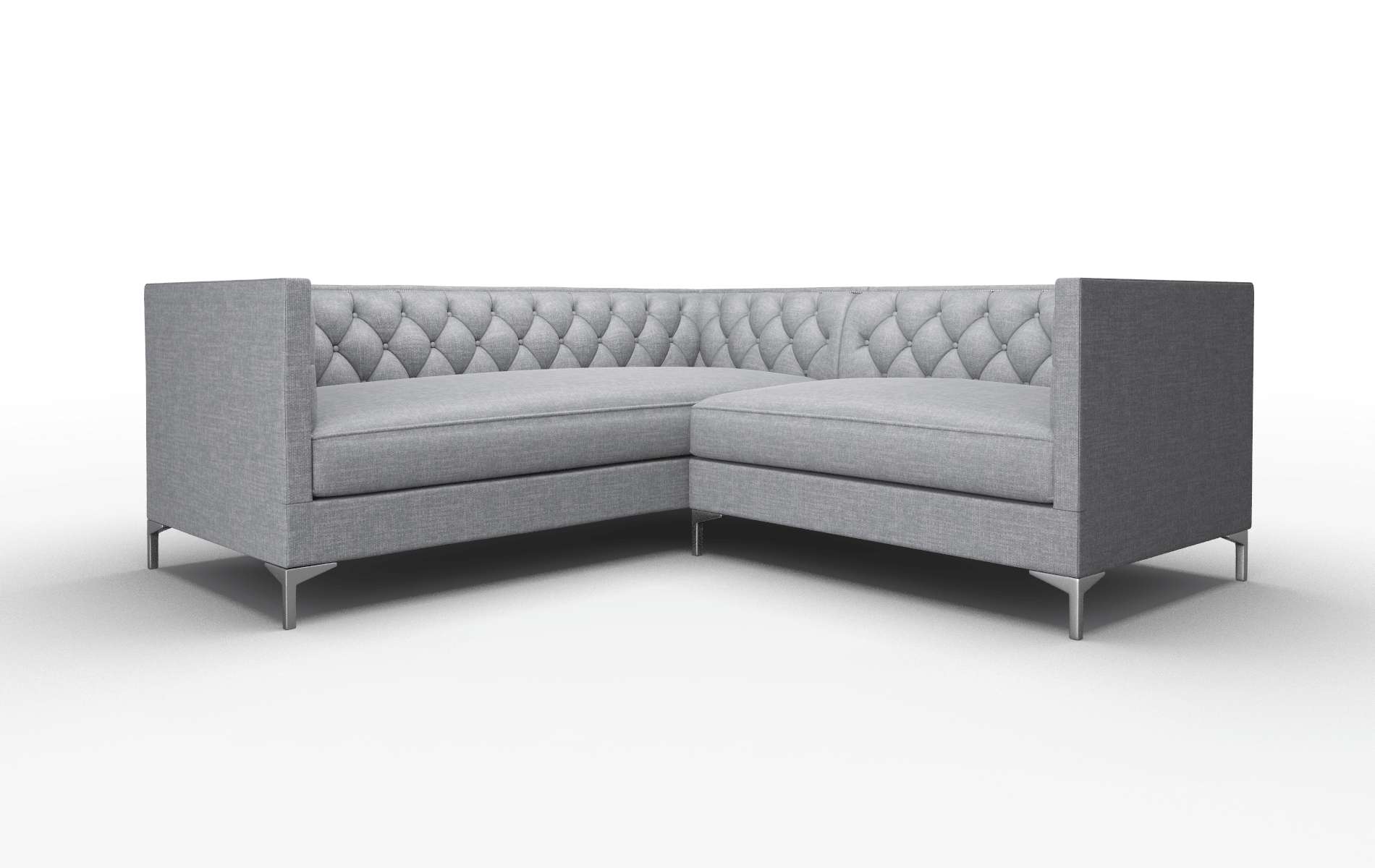 Gosford Lana Onyx Sectional metal legs 1