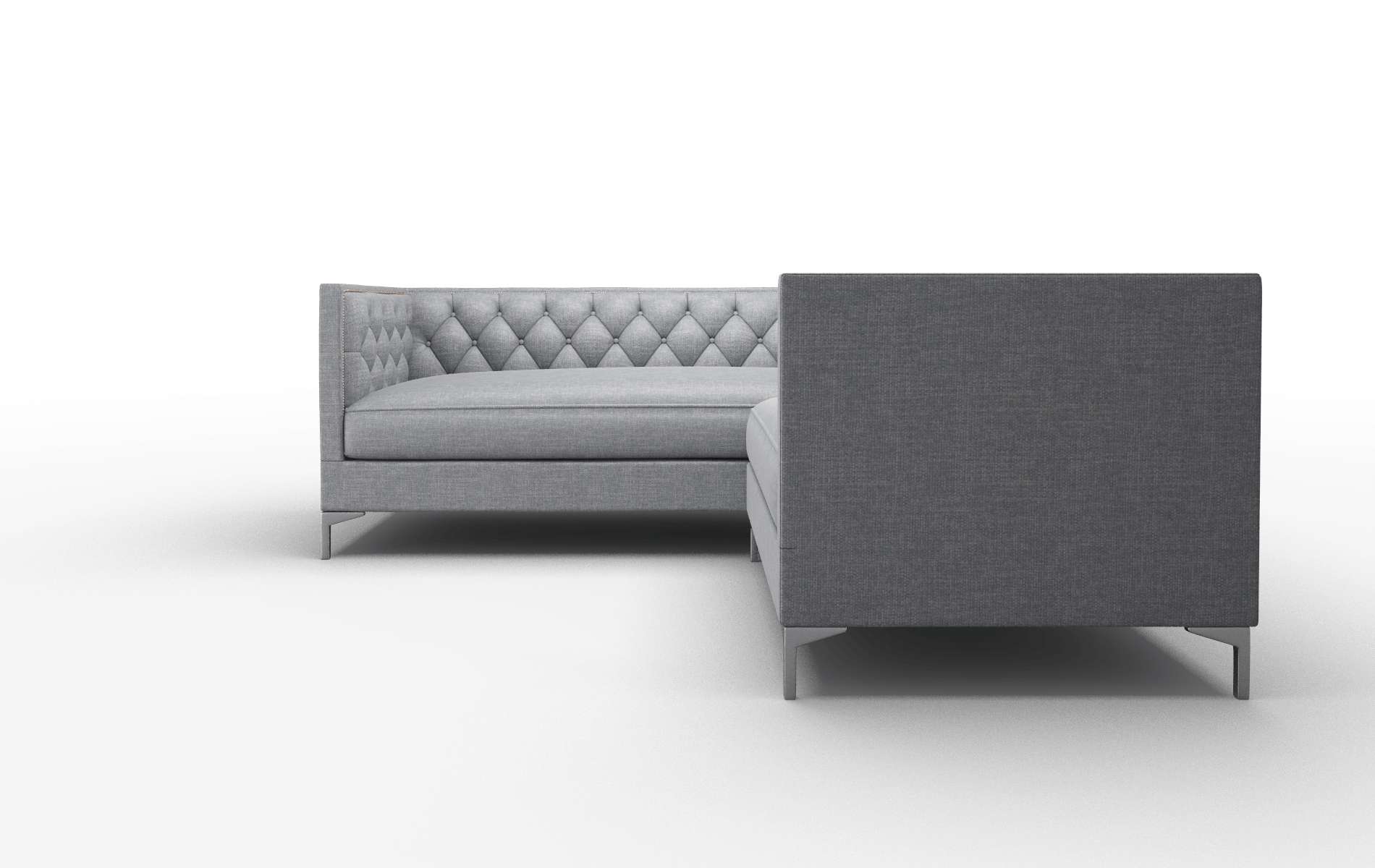 Gosford Lana Onyx Sectional metal legs 5