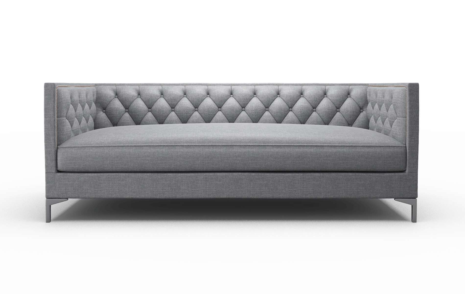 Gosford Lana Onyx Sofa metal legs 1