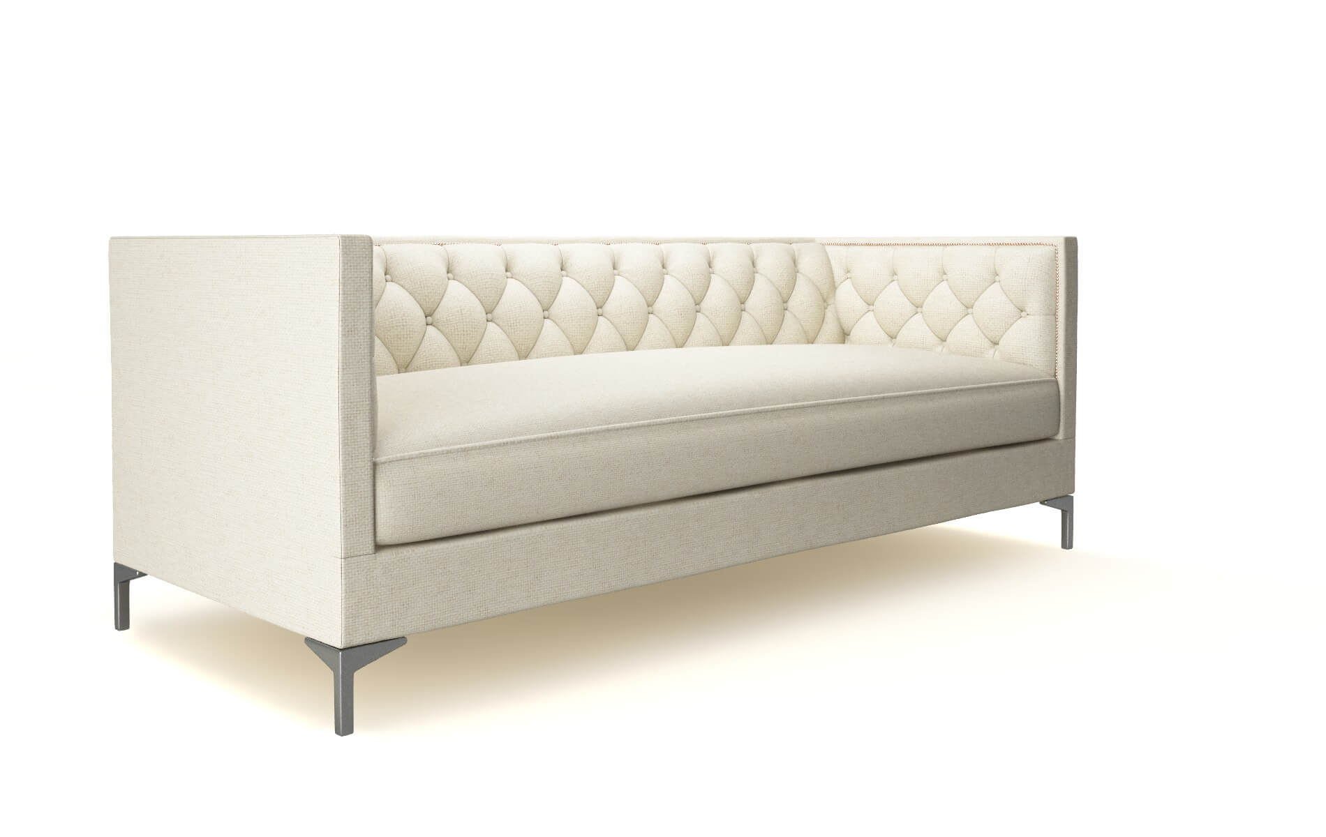 Gosford Lana Sand Sofa metal legs 2