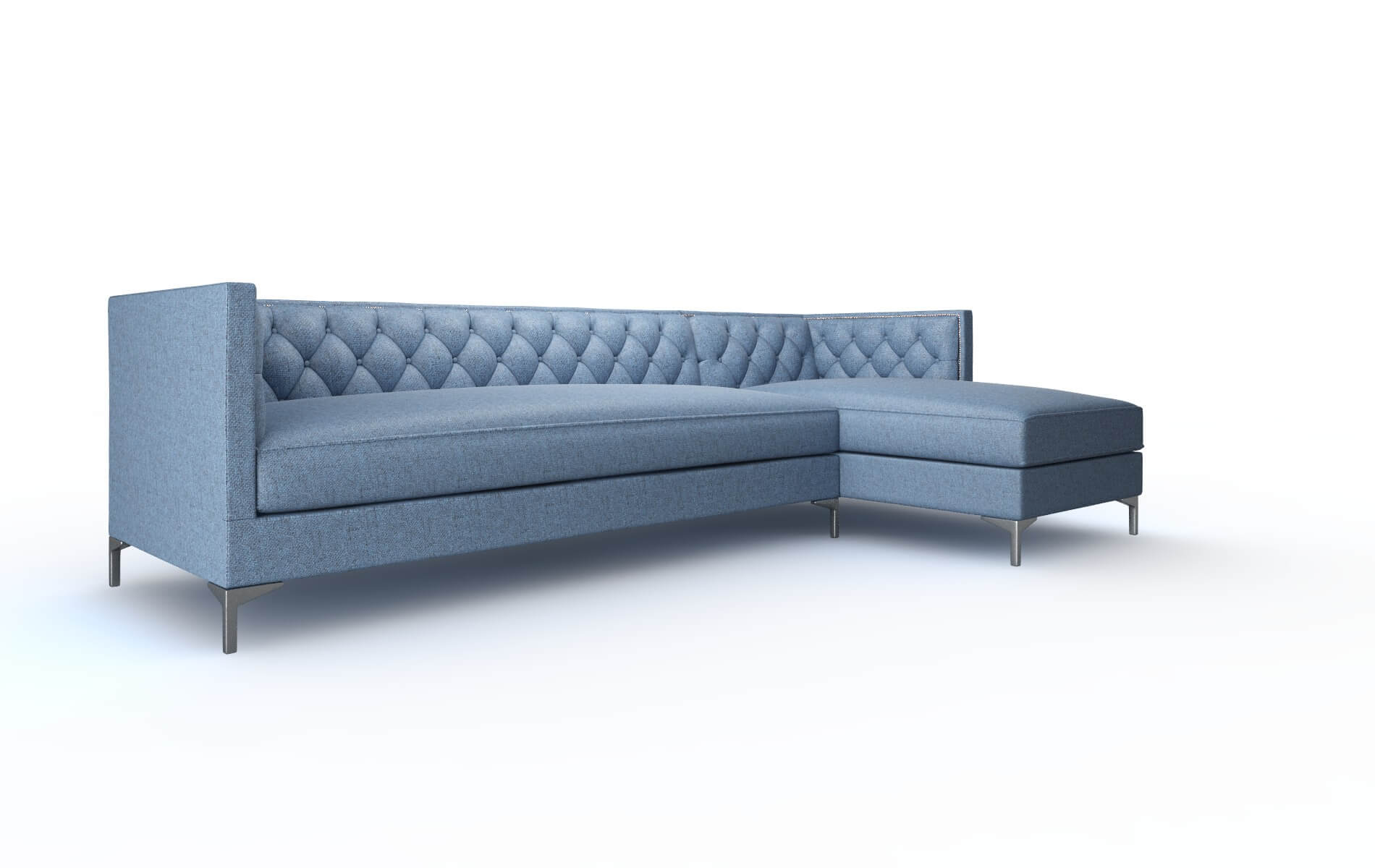 Gosford Leslie Indigo Panel metal legs 2