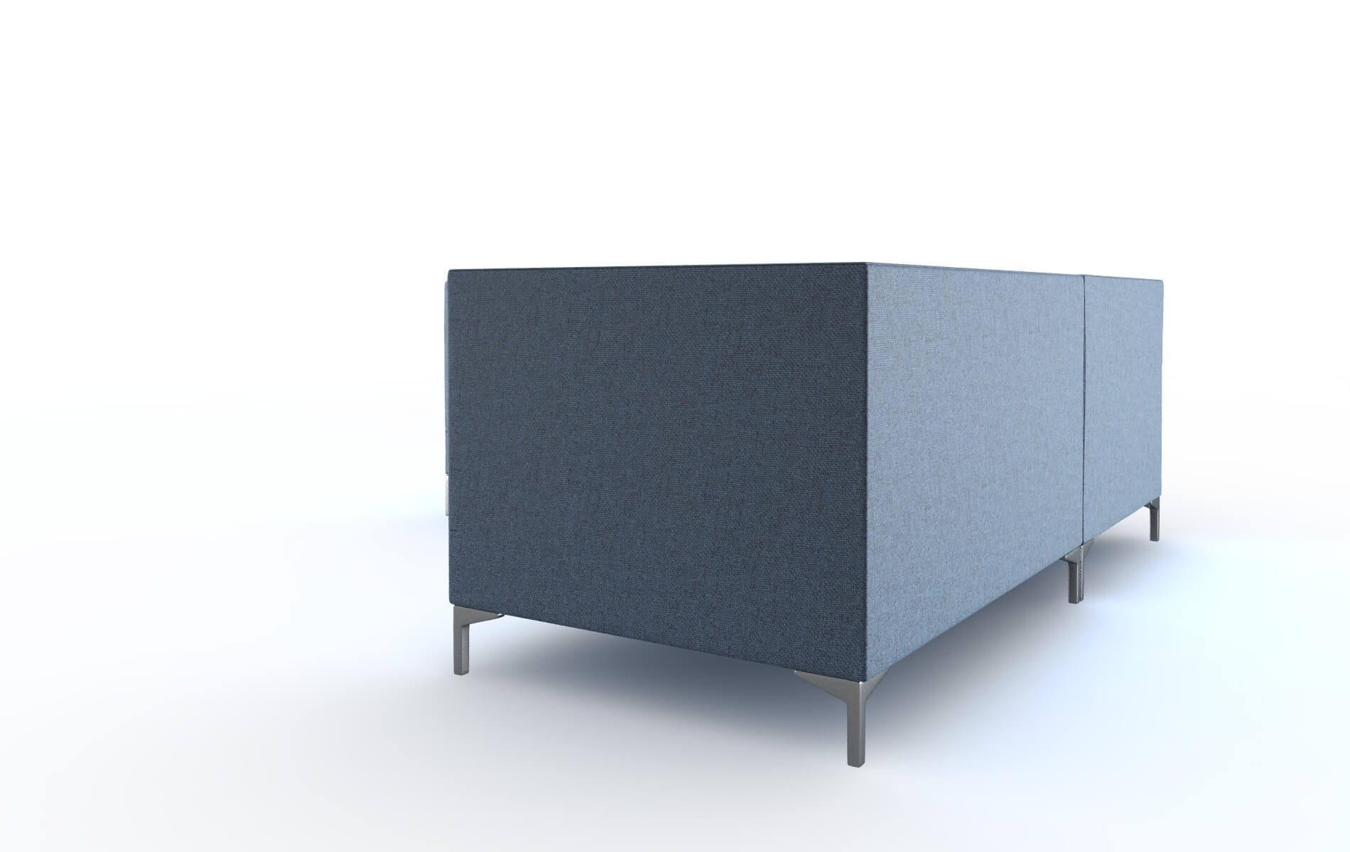 Gosford Leslie Indigo Sectional metal legs 4