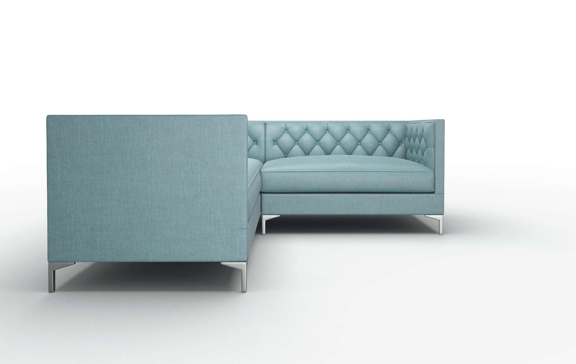 Gosford Leslie Peacock Sectional metal legs 2
