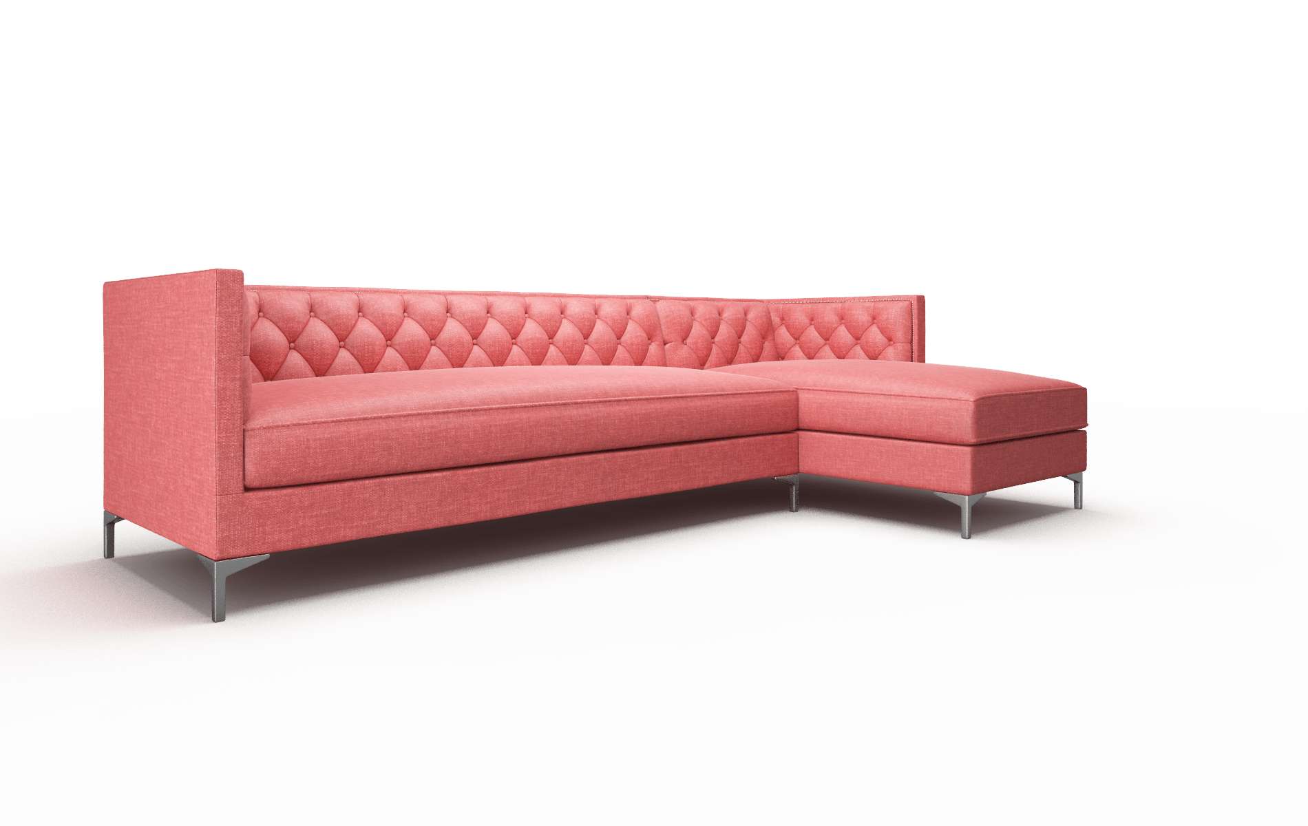 Gosford Leslie Poppy Panel metal legs 2