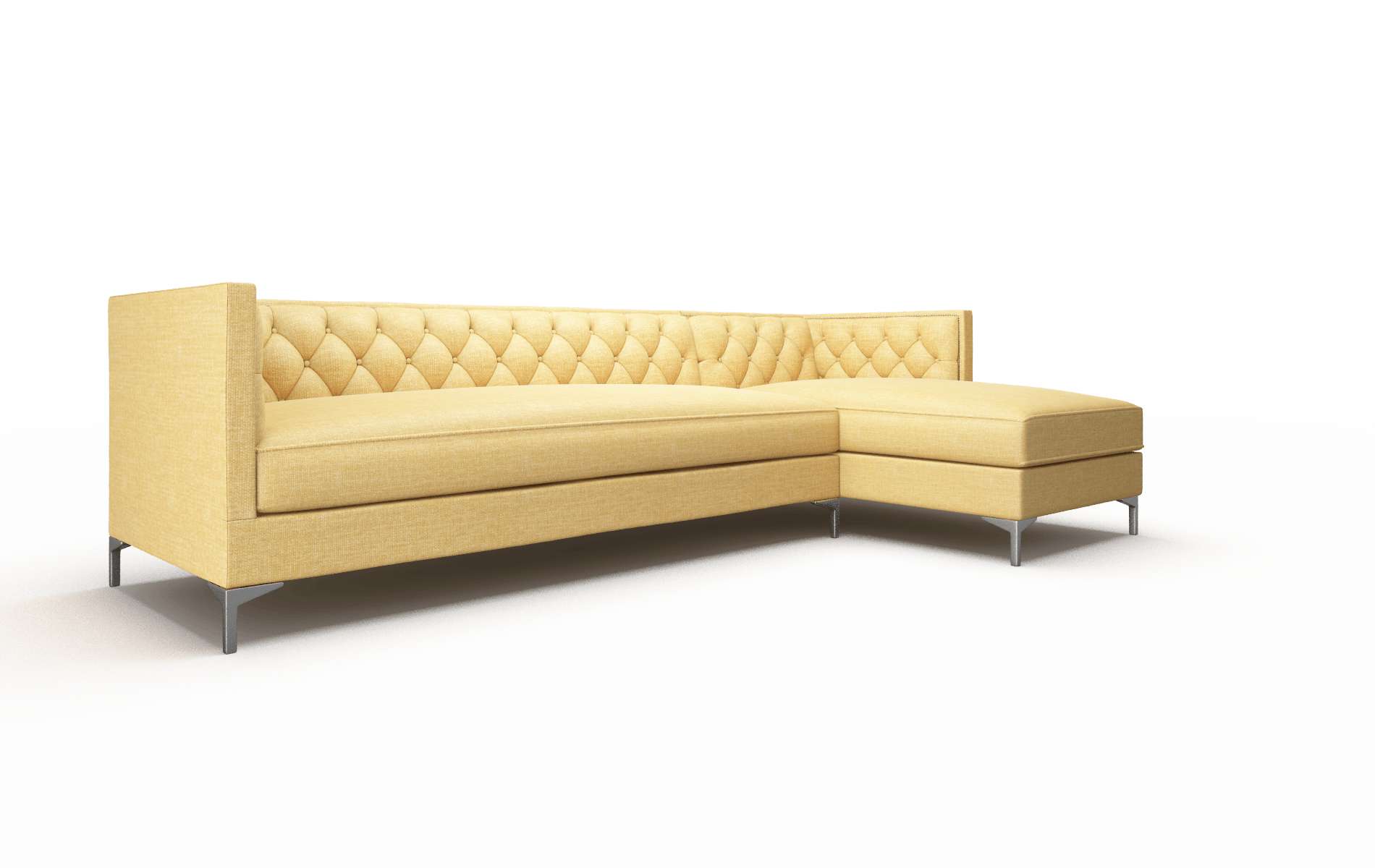 Gosford Leslie Saffron Panel metal legs 2