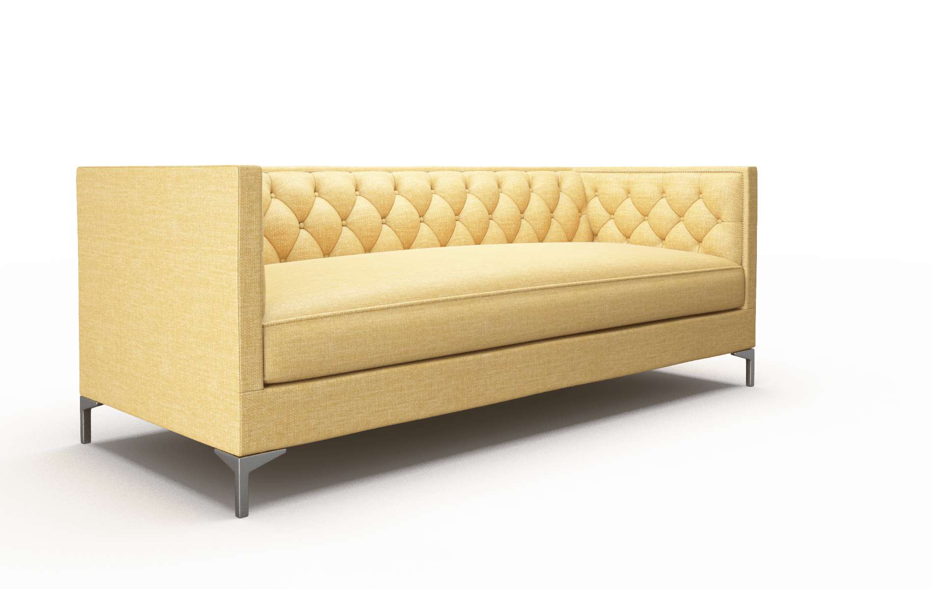 Gosford Leslie Saffron Sofa metal legs 2