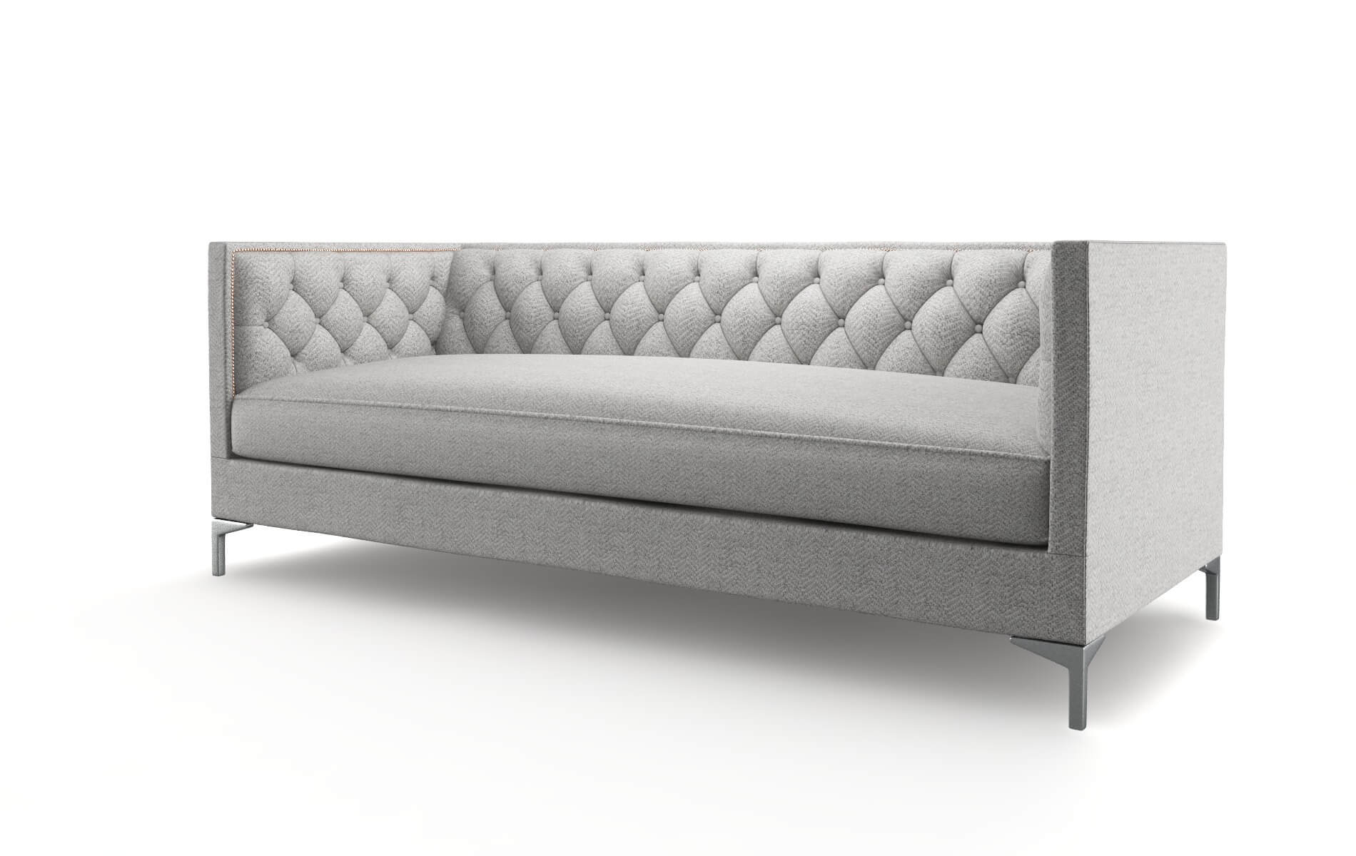 Gosford Malibu Dove Sofa metal legs 4