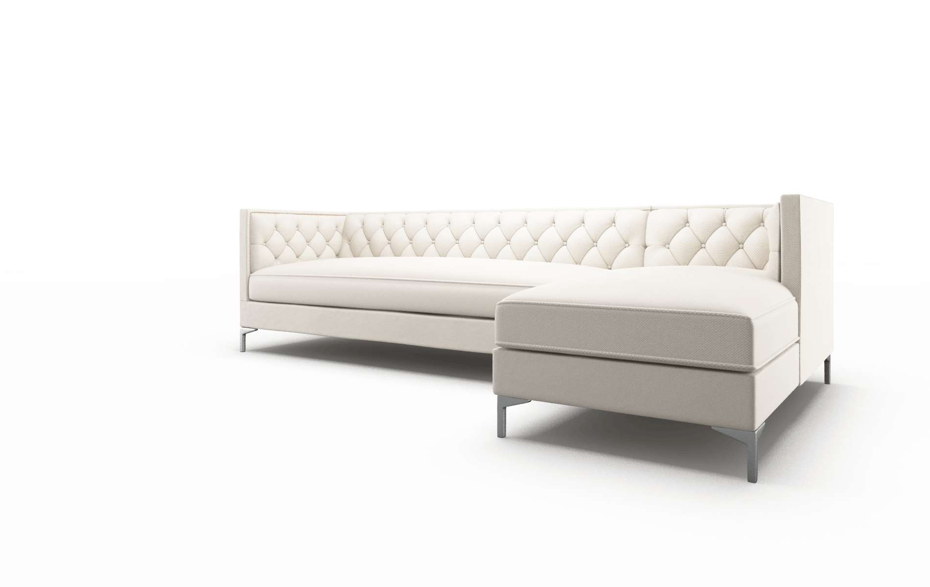 Gosford Malibu Linen Panel metal legs 4