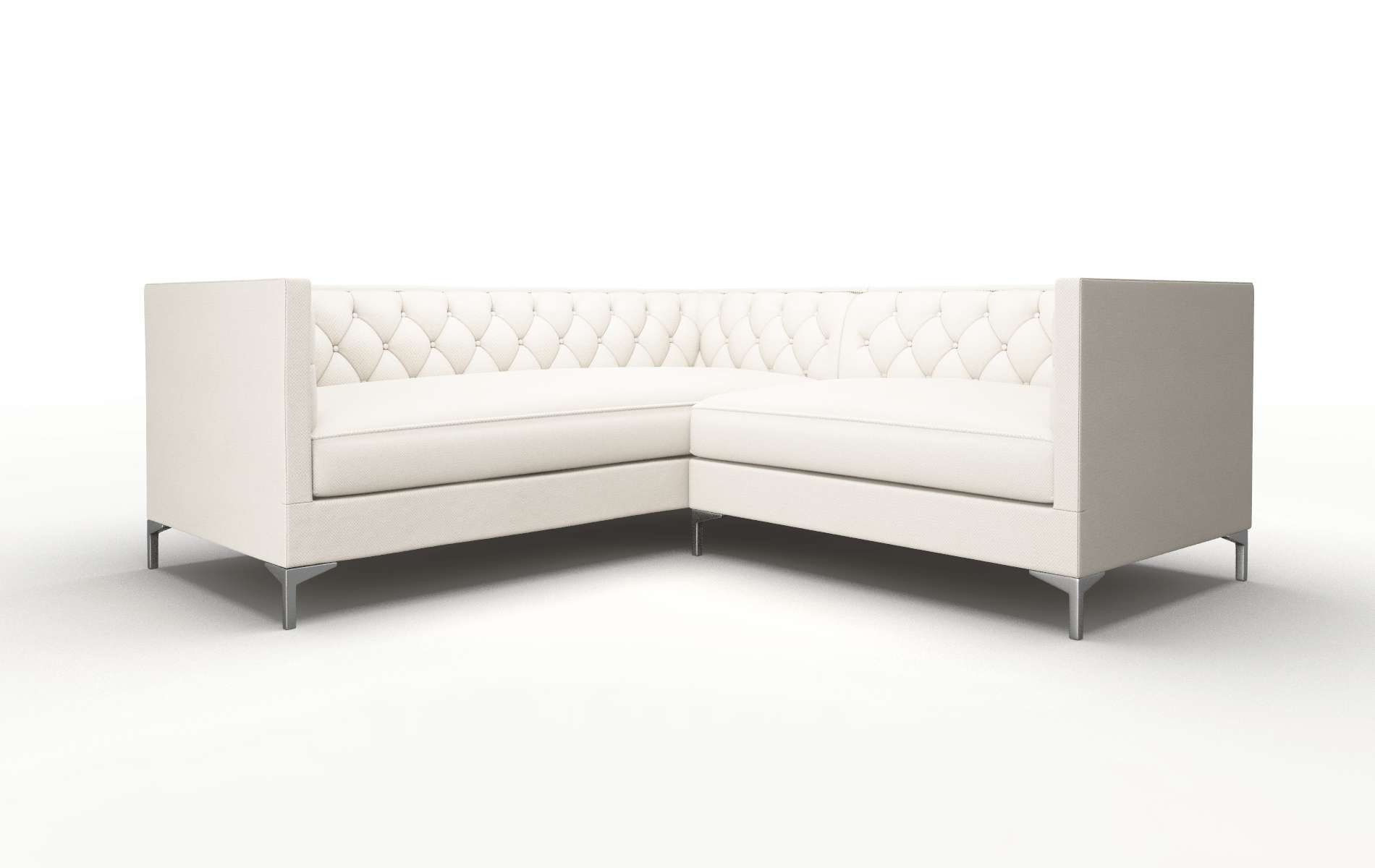 Gosford Malibu Linen Sectional metal legs 1