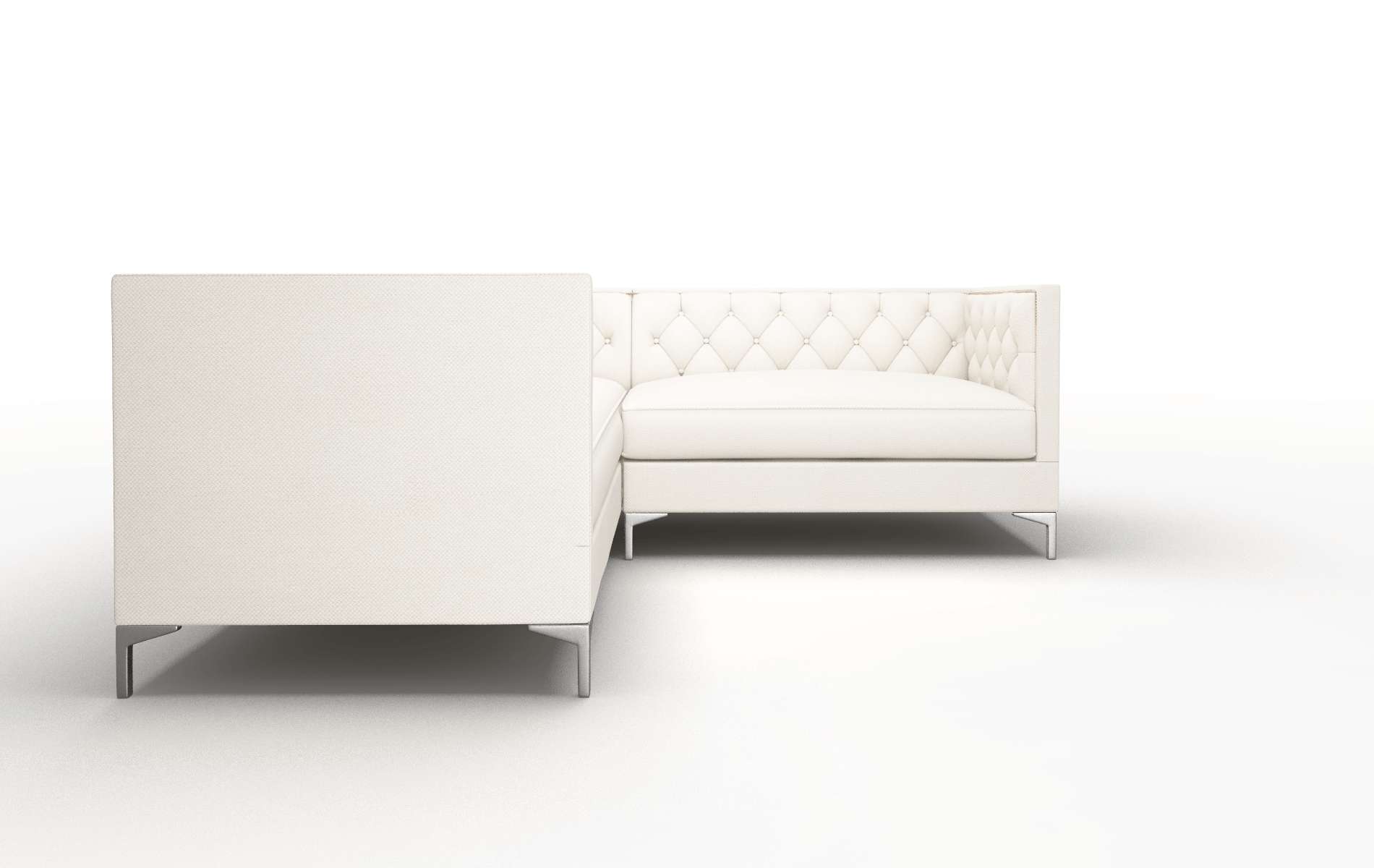 Gosford Malibu Linen Sectional metal legs 2