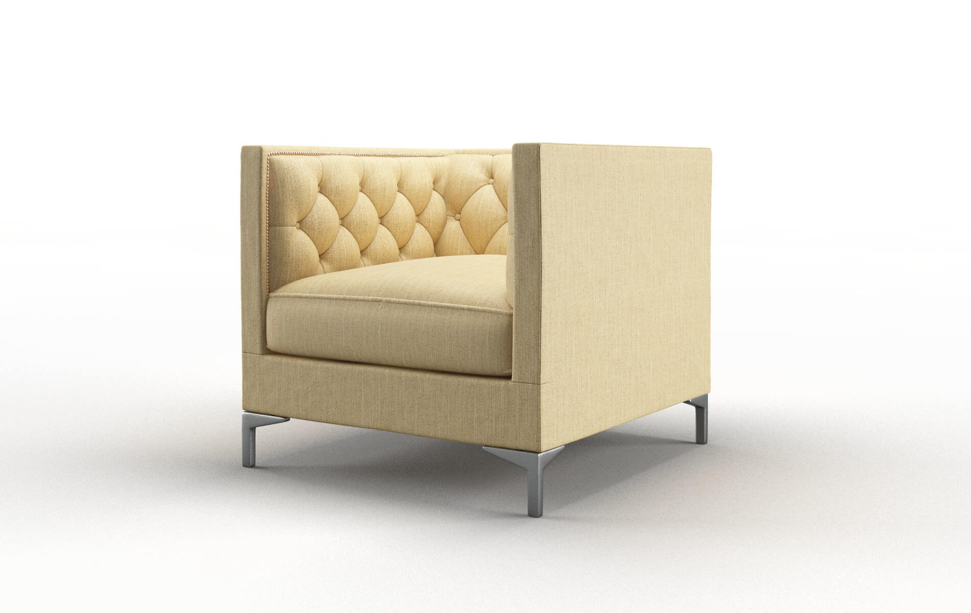 Gosford Malibu Maize Chair metal legs 4