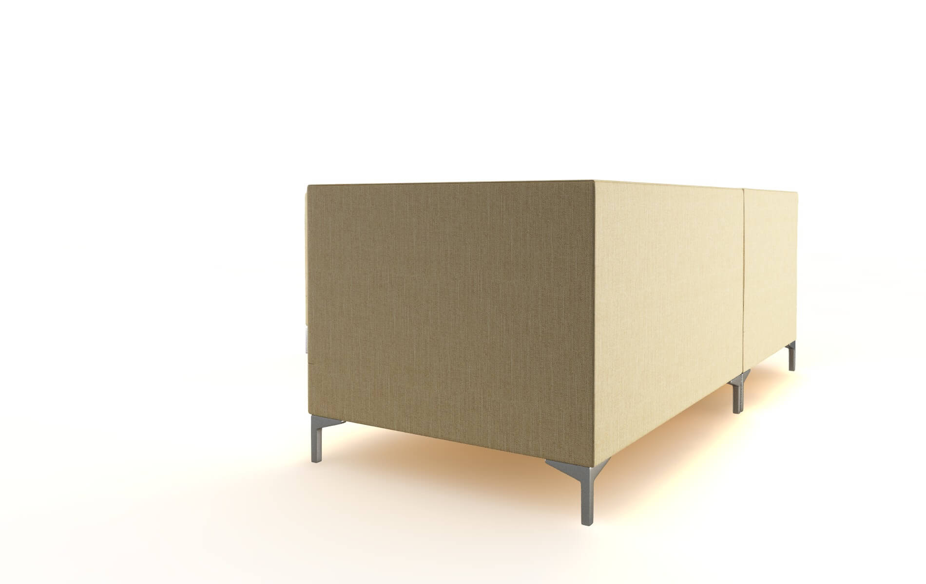 Gosford Malibu Maize Sectional metal legs 4