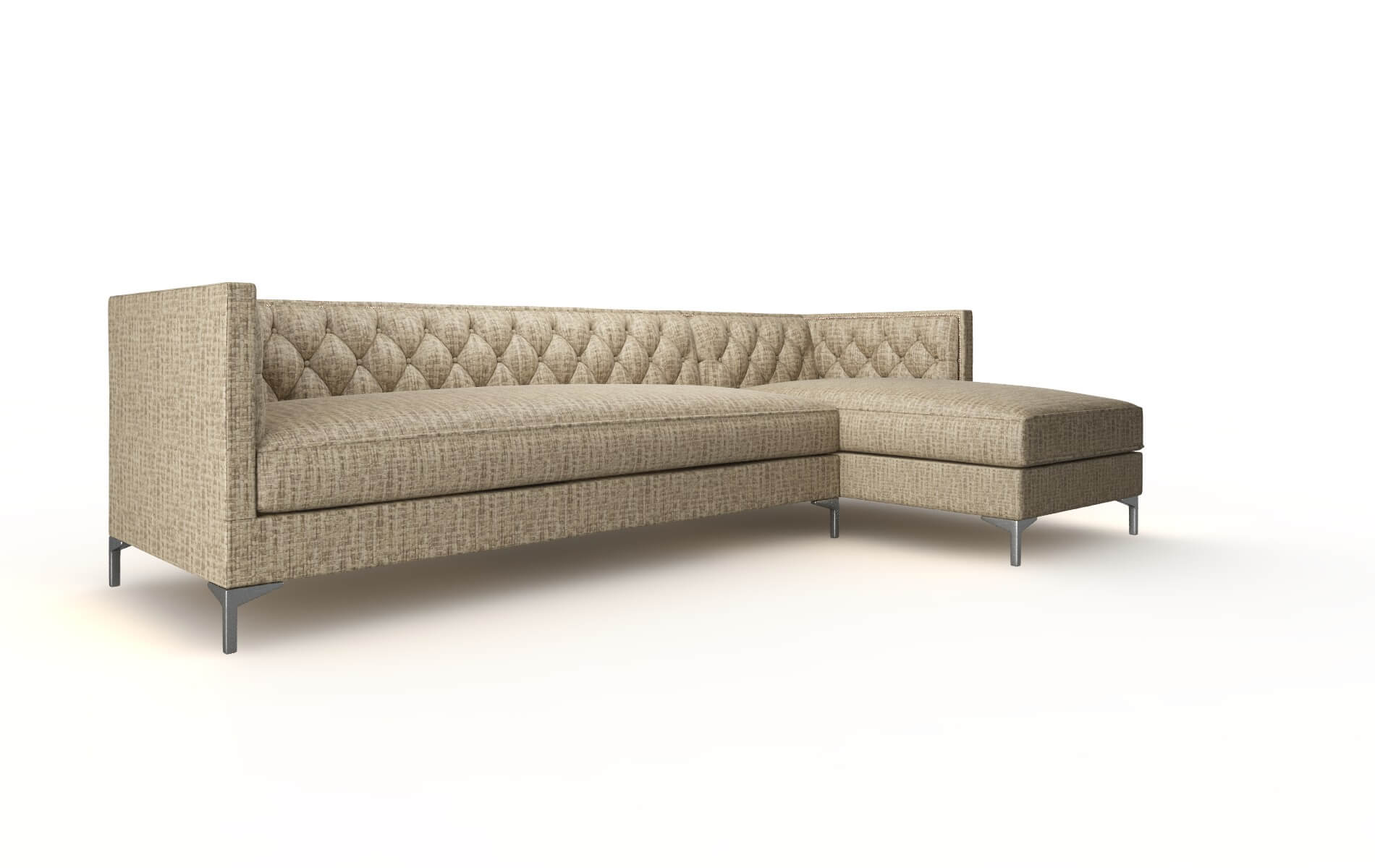 Gosford Marcy Camel Panel metal legs 2