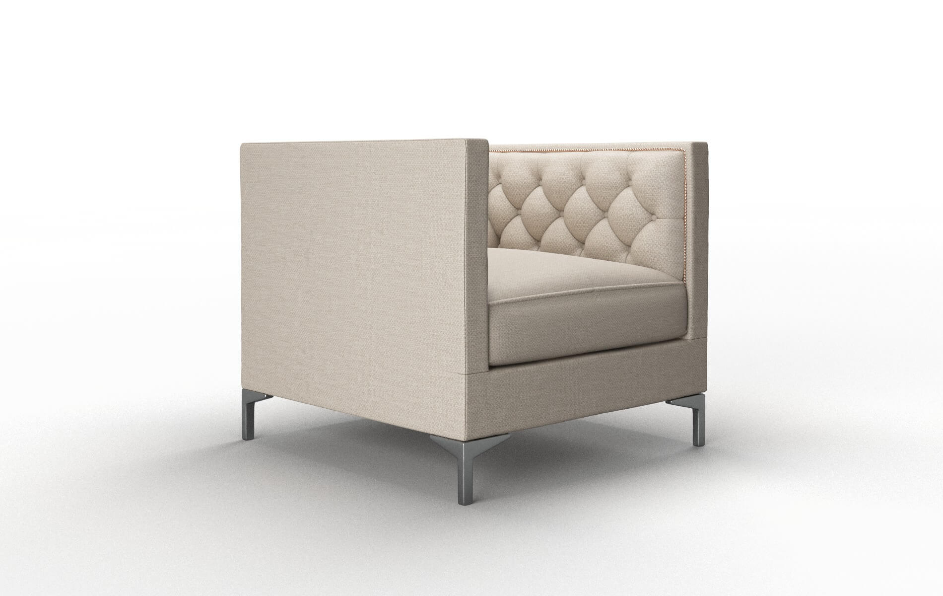 Gosford Naples Almond Chair metal legs 2