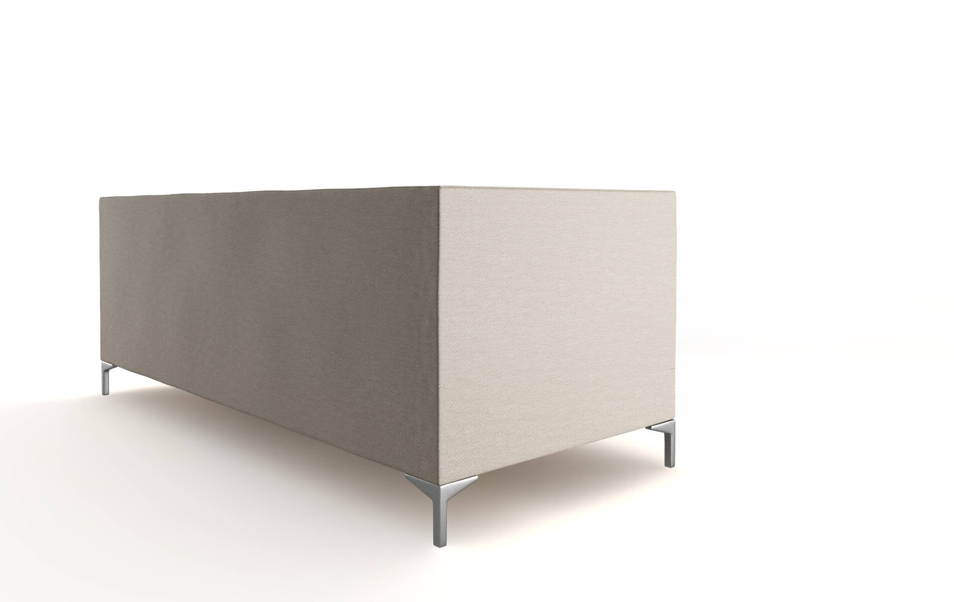 Gosford Naples Almond Sectional metal legs 3