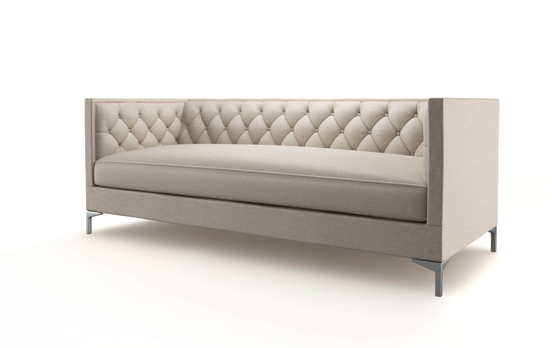 Gosford Naples Almond Sofa metal legs 4