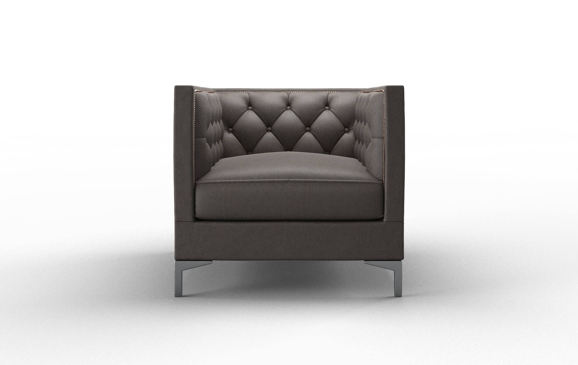 Gosford Naples Graphite Chair metal legs 1