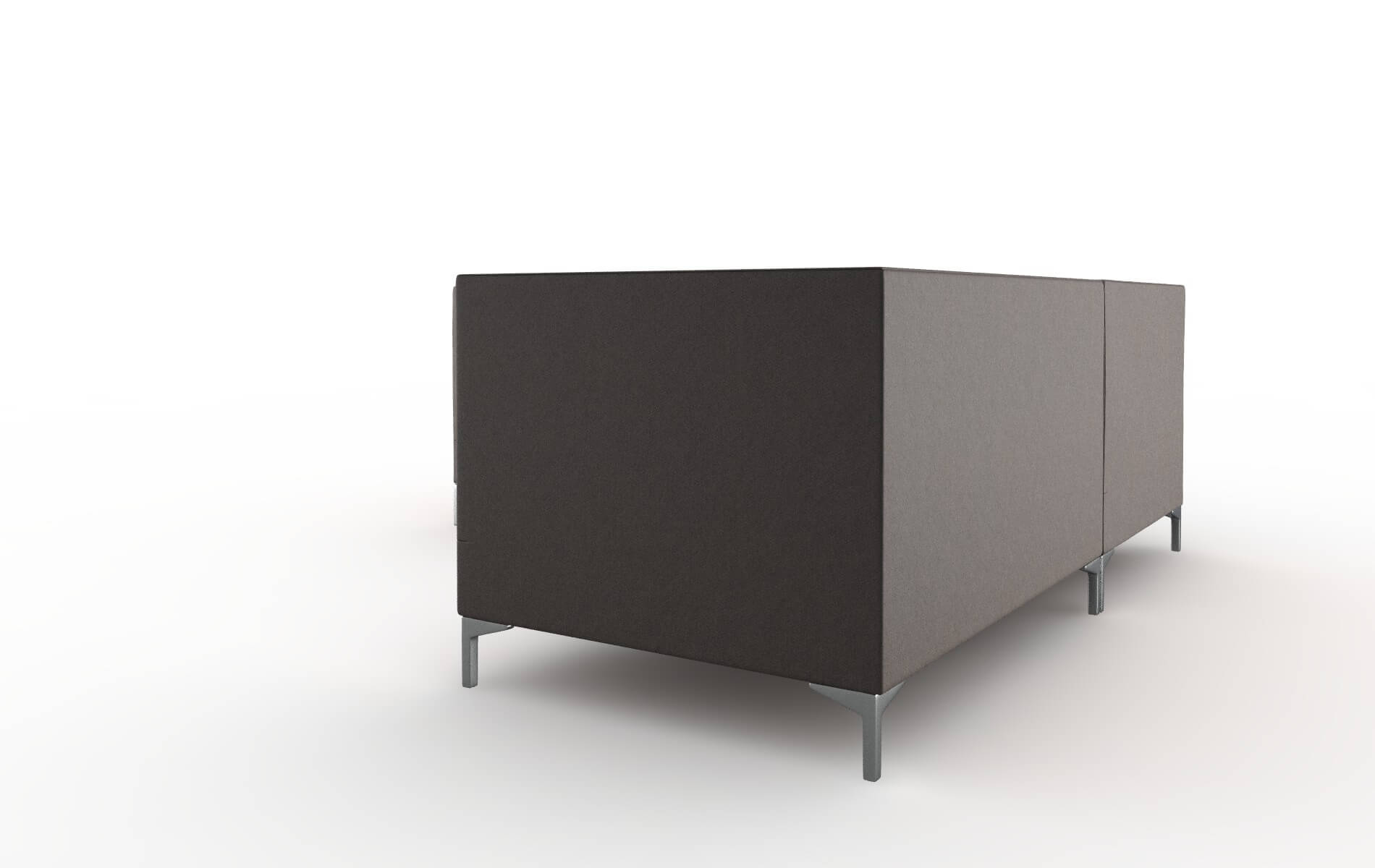 Gosford Naples Graphite Sectional metal legs 4