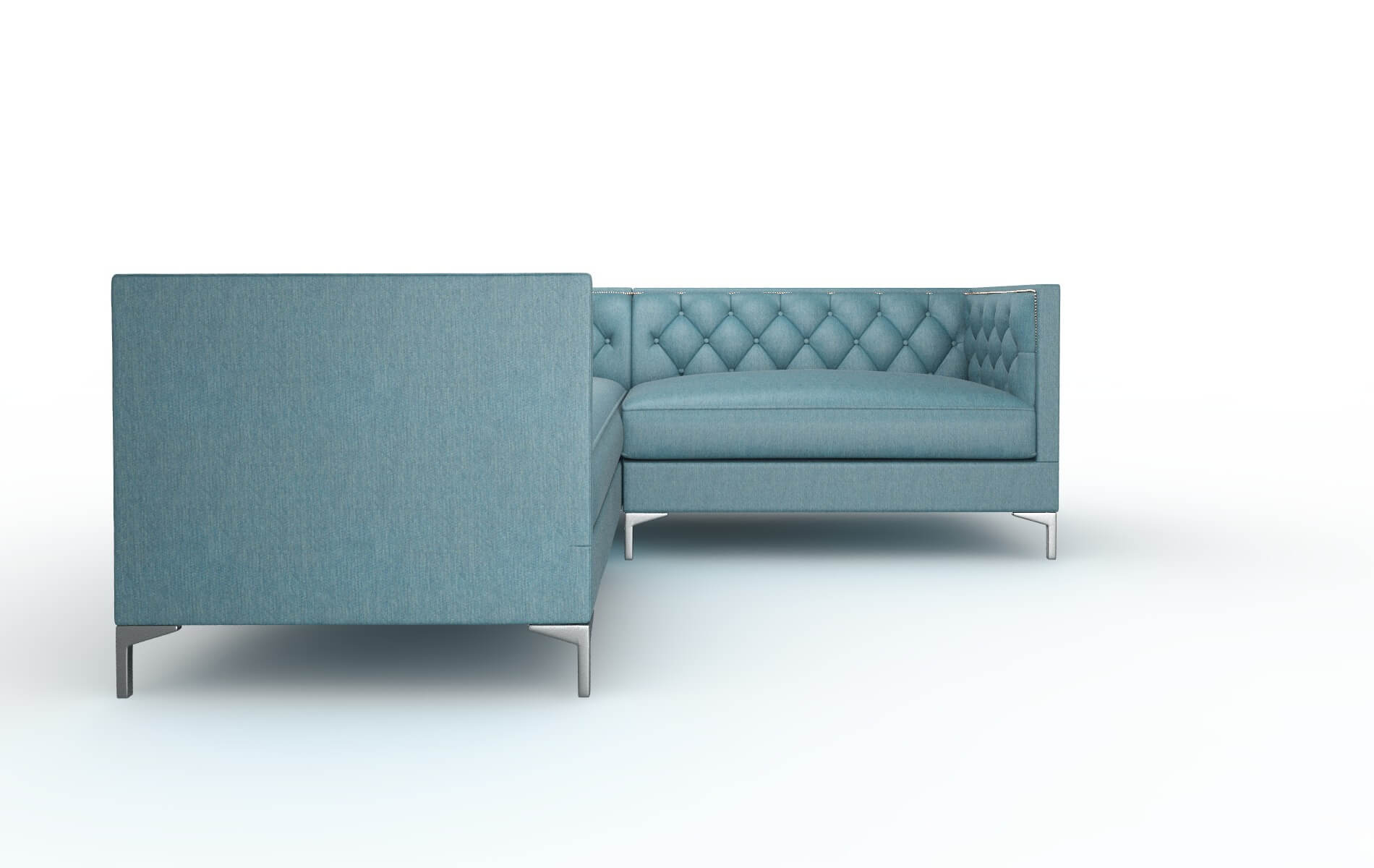 Gosford Naples Slate Sectional metal legs 2