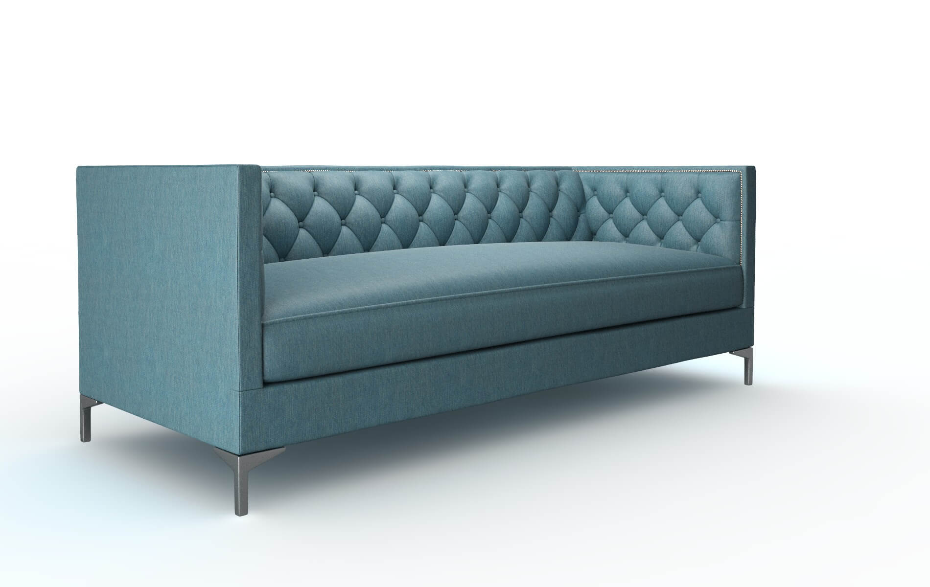 Gosford Naples Slate Sofa metal legs 2