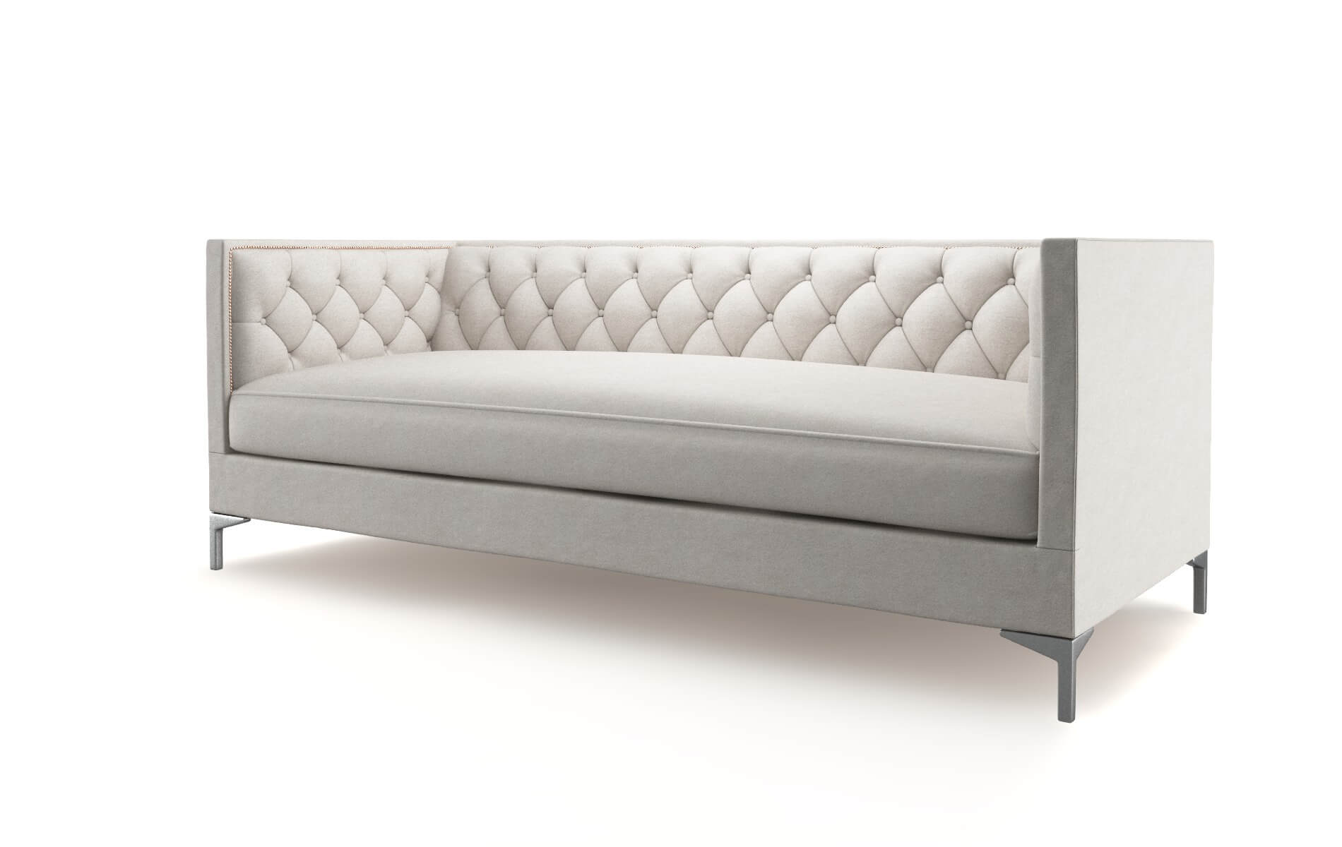 Gosford Noble Grey Sofa metal legs 4