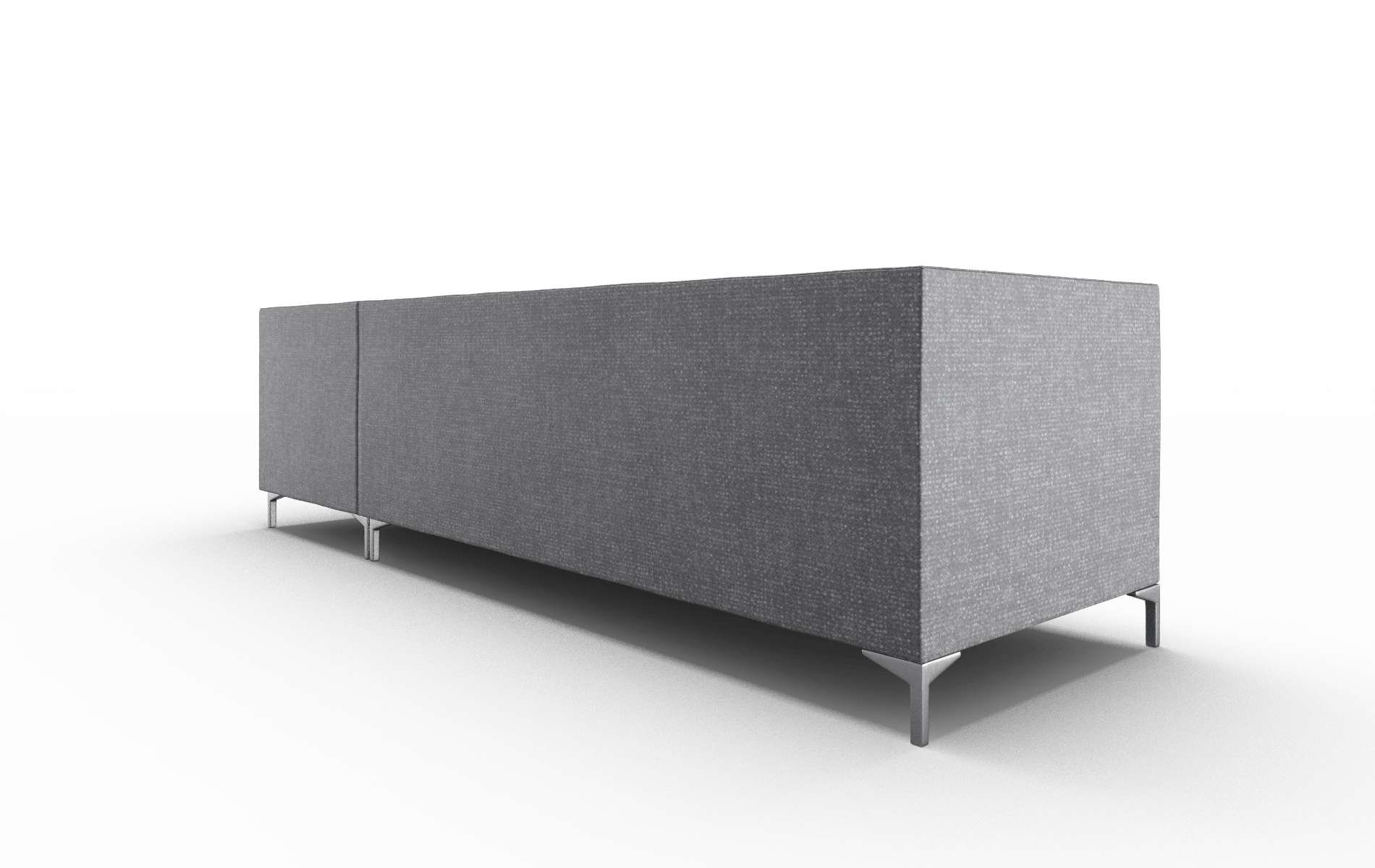 Gosford Notion Graphite Panel metal legs 5