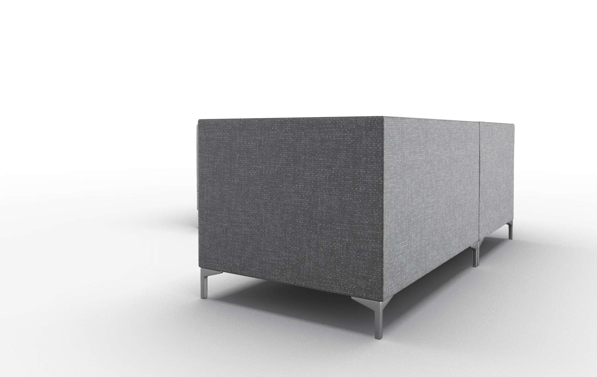 Gosford Notion Graphite Sectional metal legs 4