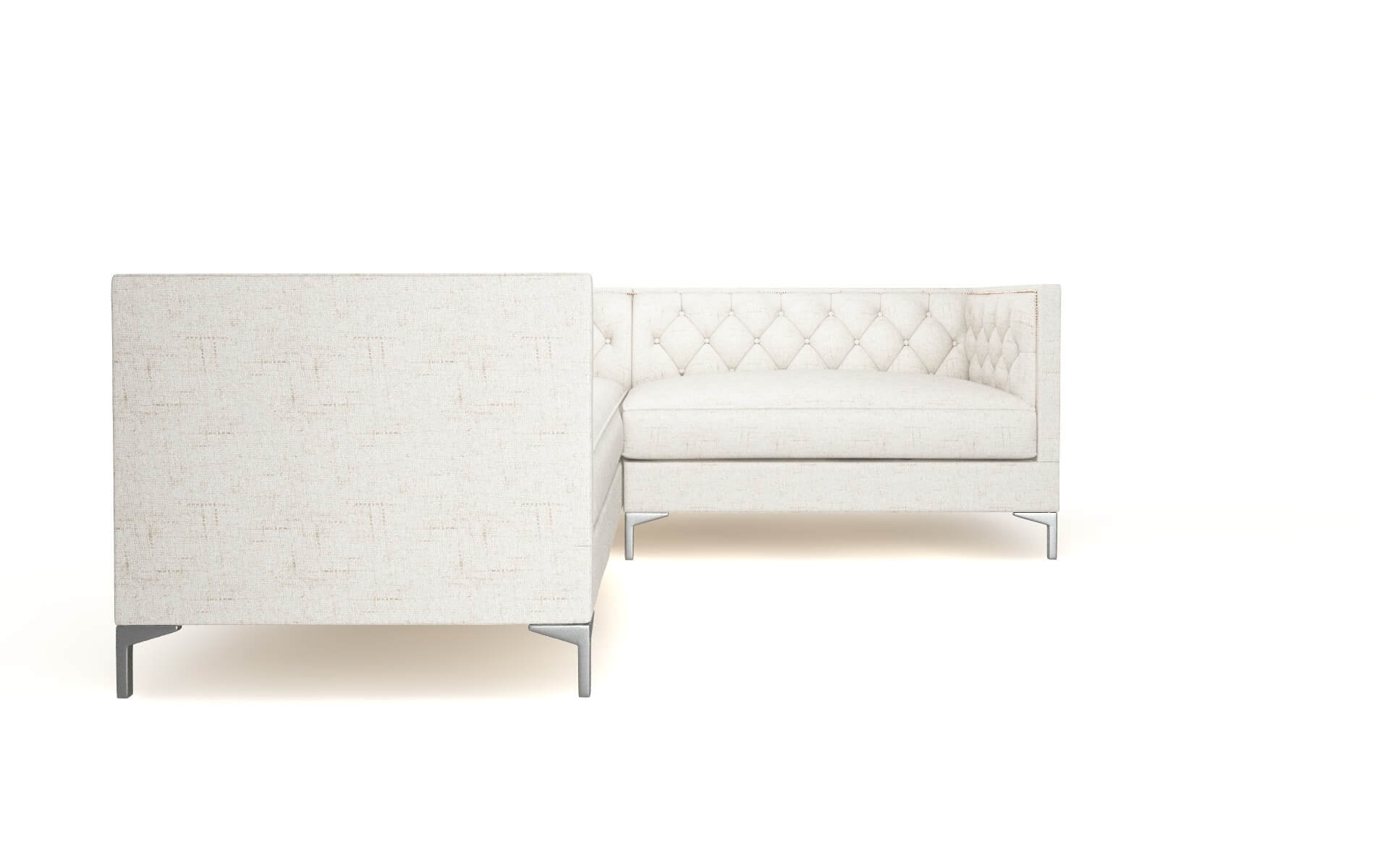 Gosford Oceanside Natural Sectional metal legs 2