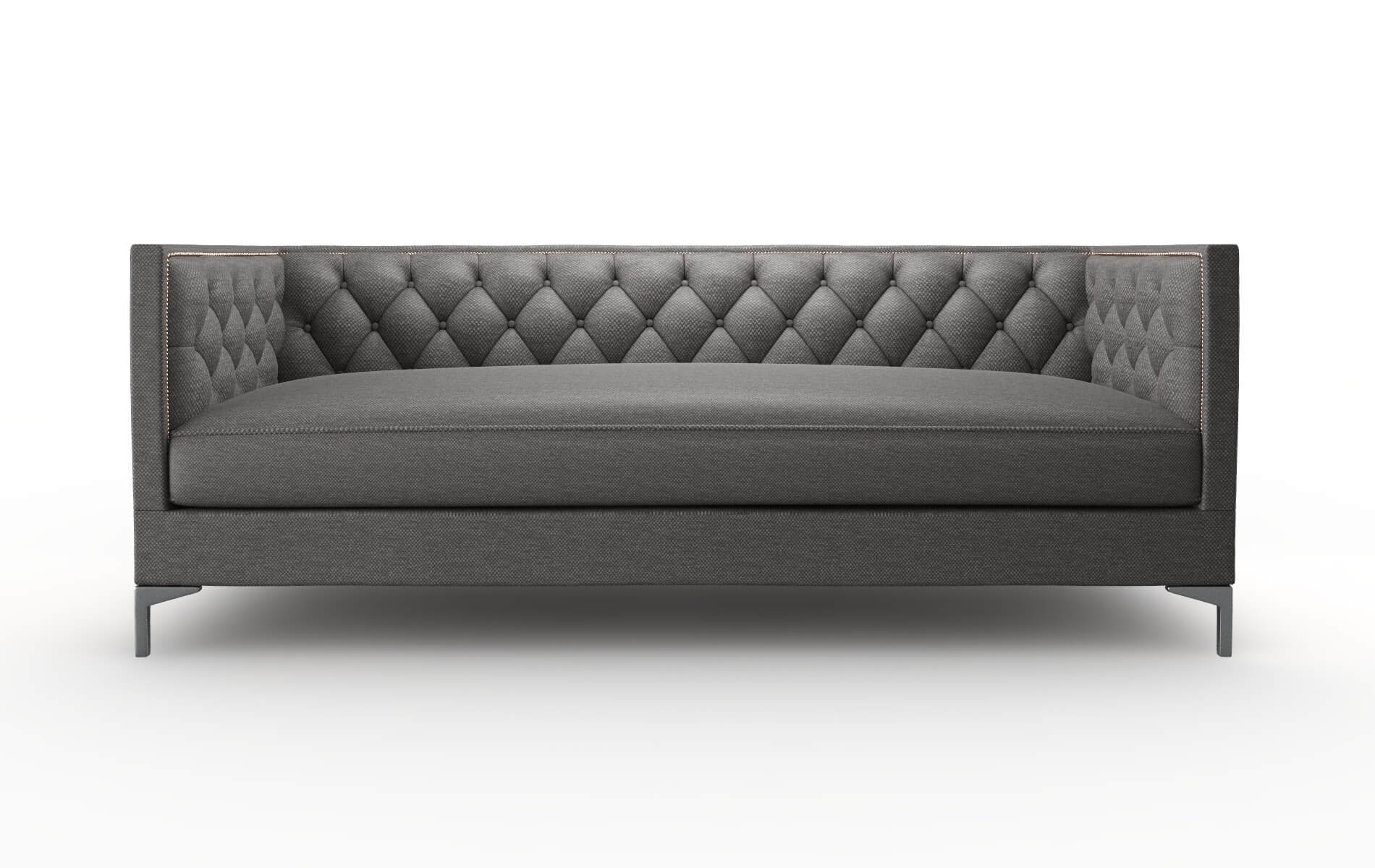 Gosford Oscar Charcoal Sofa metal legs 1