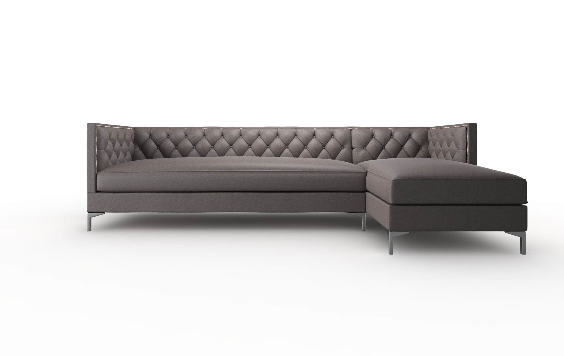 Gosford Oscar Chocolate Panel metal legs 1