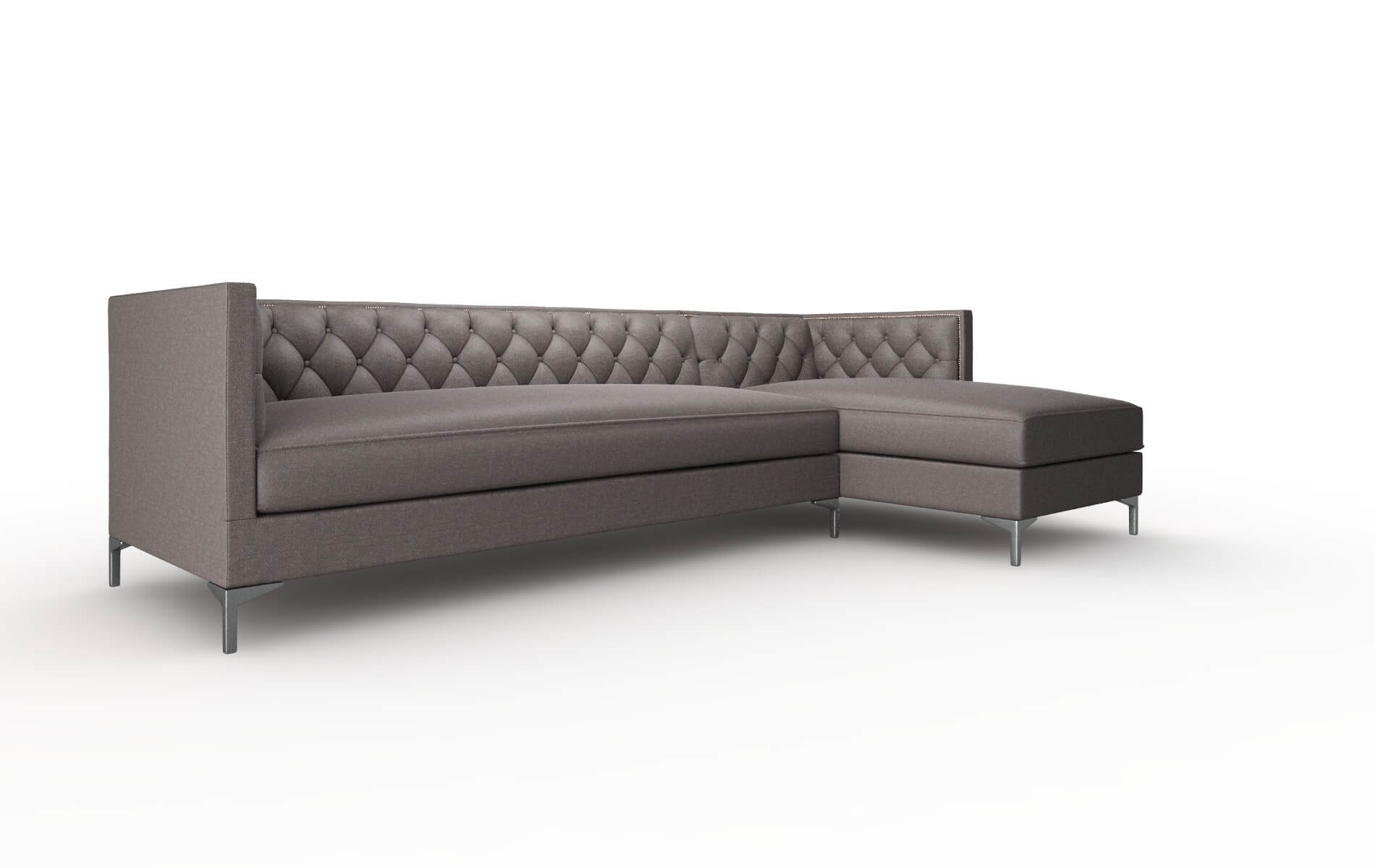 Gosford Oscar Chocolate Panel metal legs 2