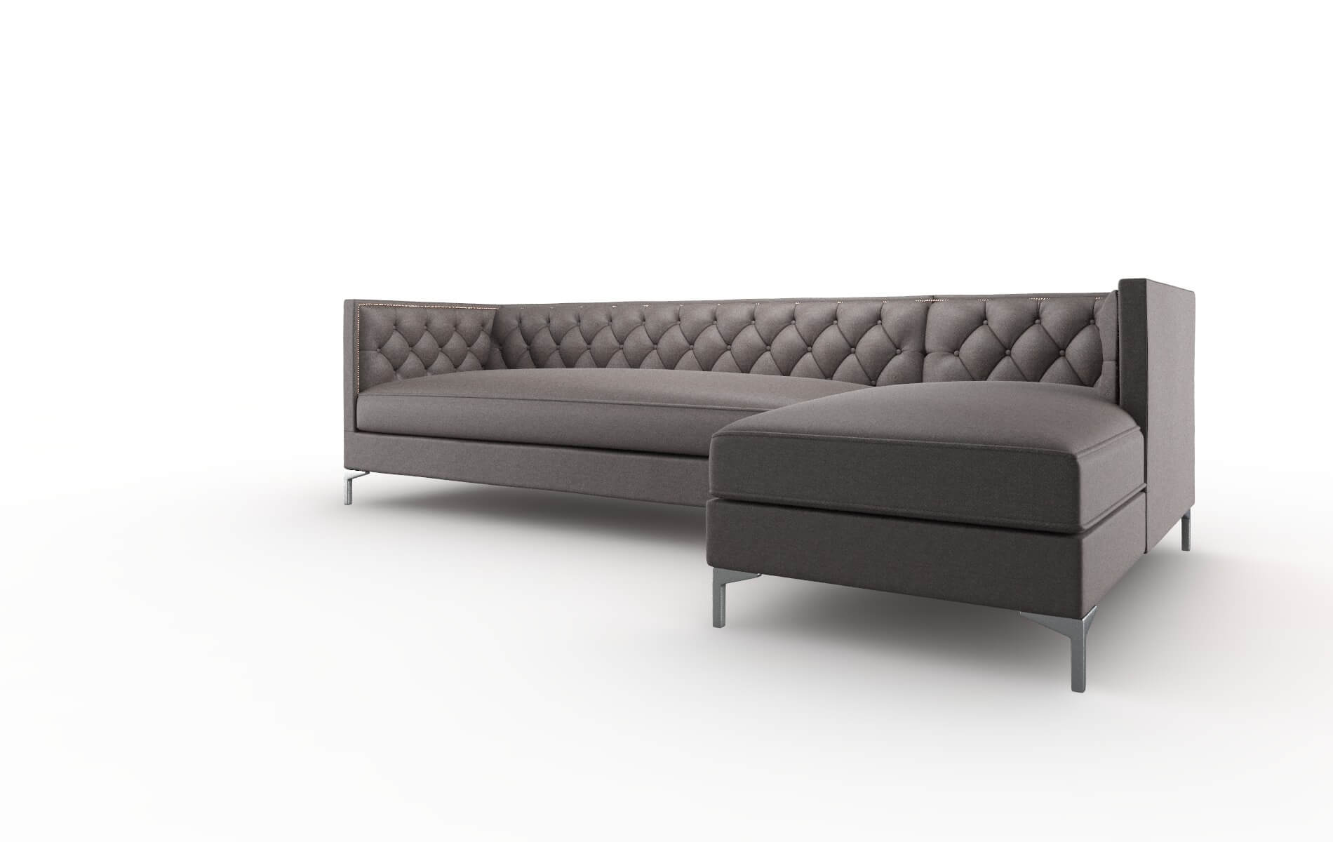 Gosford Oscar Chocolate Panel metal legs 4