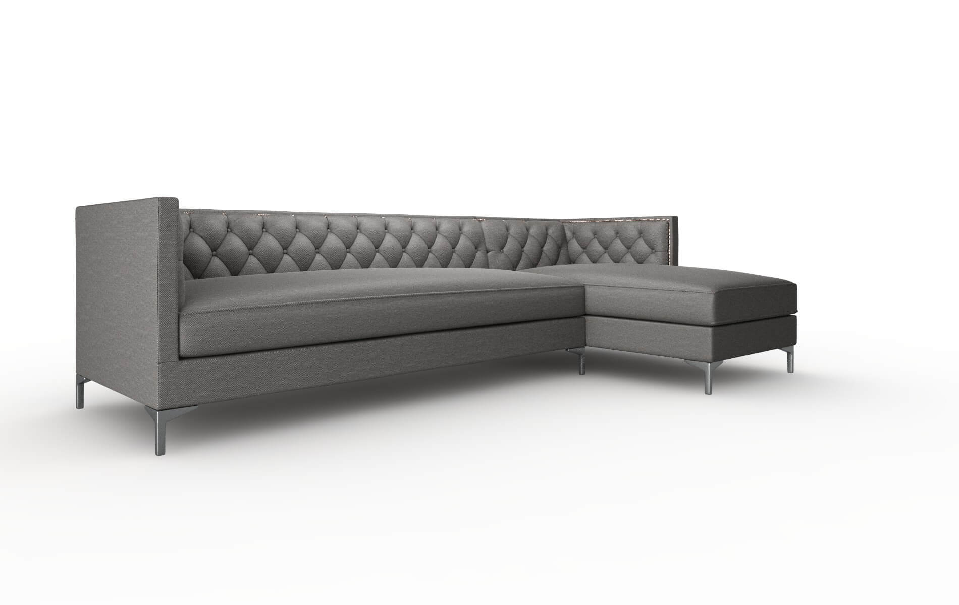 Gosford Oscar Grey Panel metal legs 2