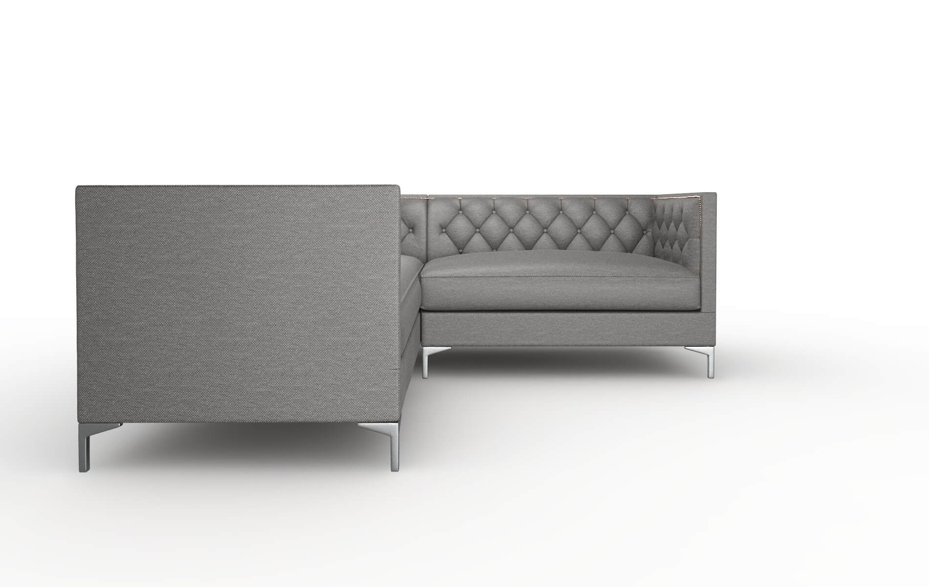 Gosford Oscar Grey Sectional metal legs 2