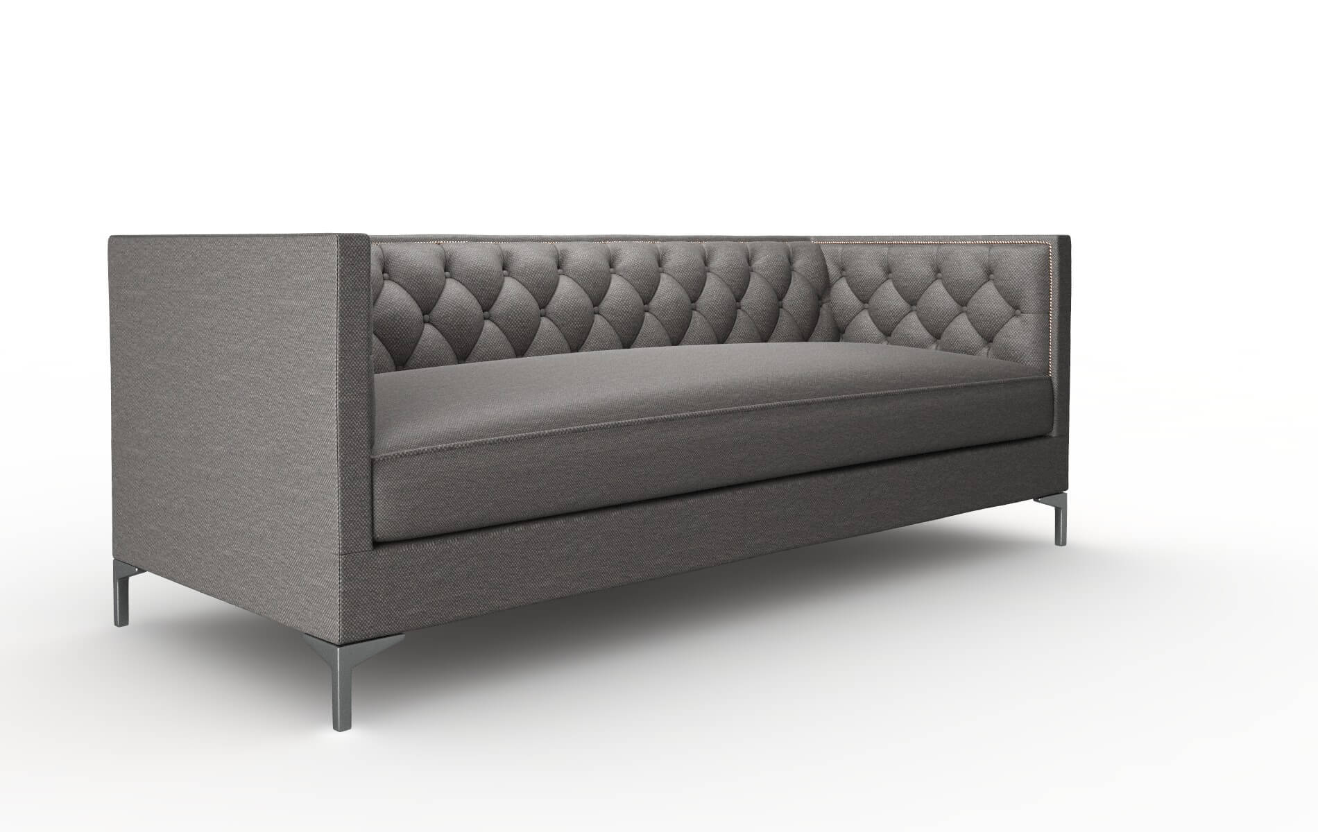 Gosford Oscar Grey Sofa metal legs 2