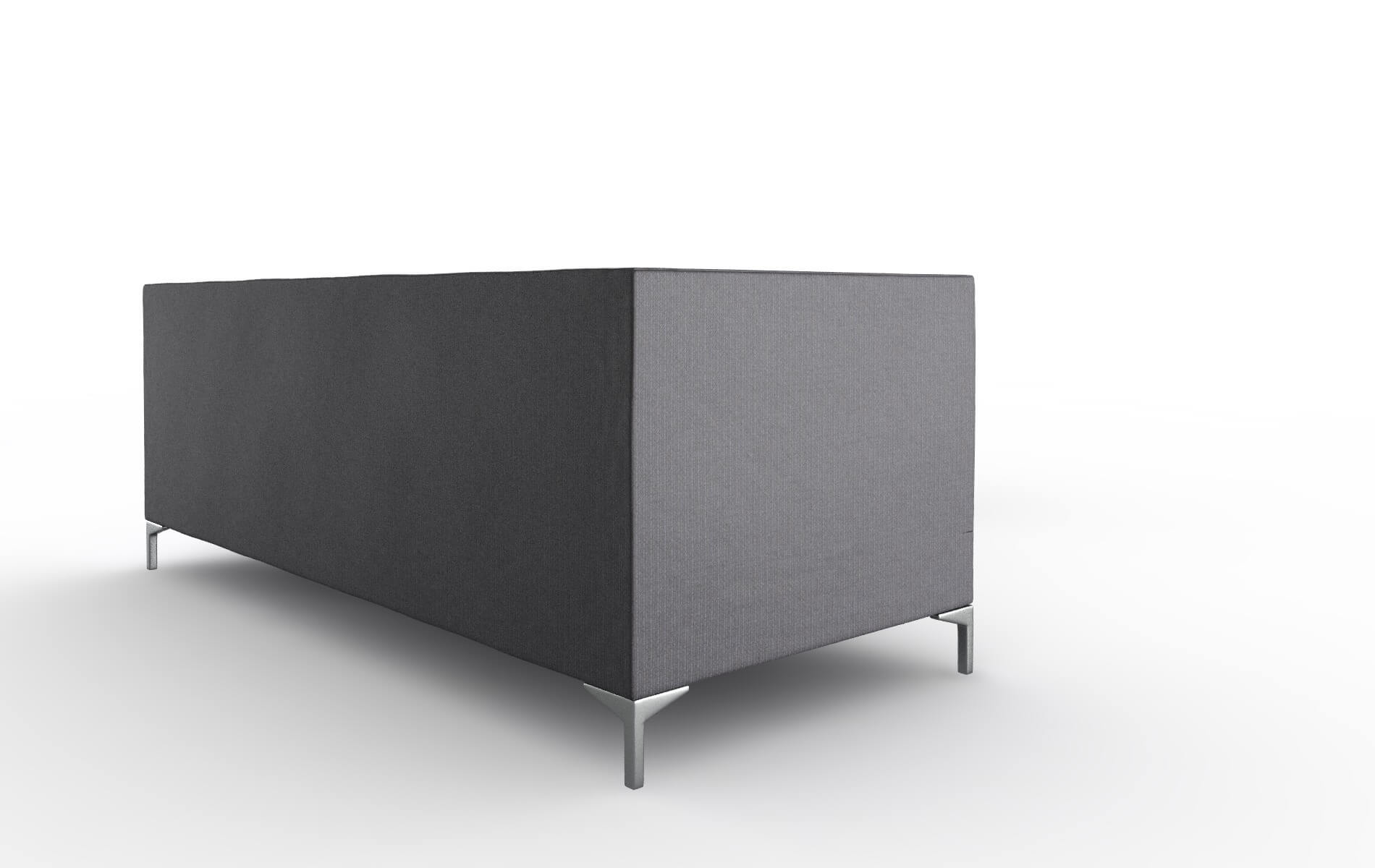 Gosford Parker Charcoal Sectional metal legs 3