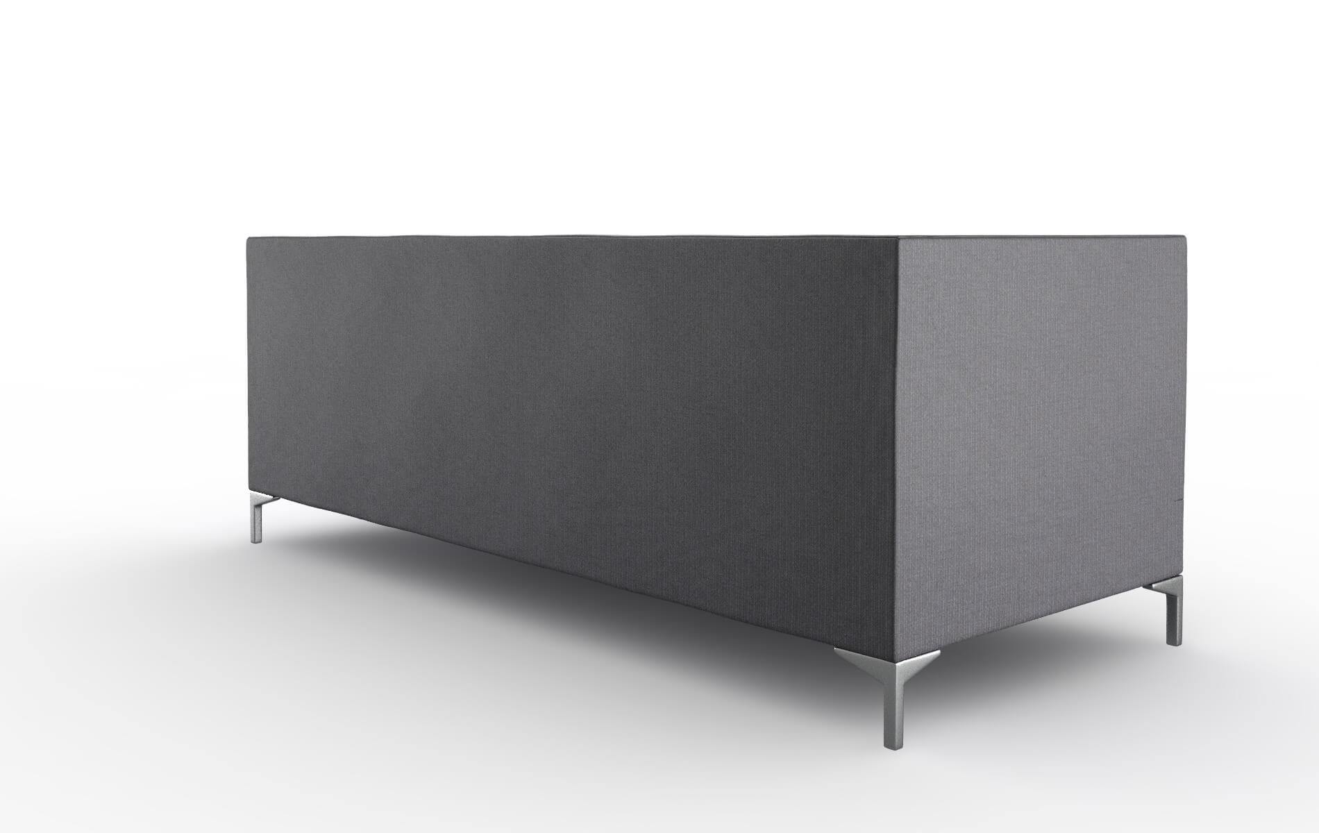 Gosford Parker Charcoal Sofa metal legs 5