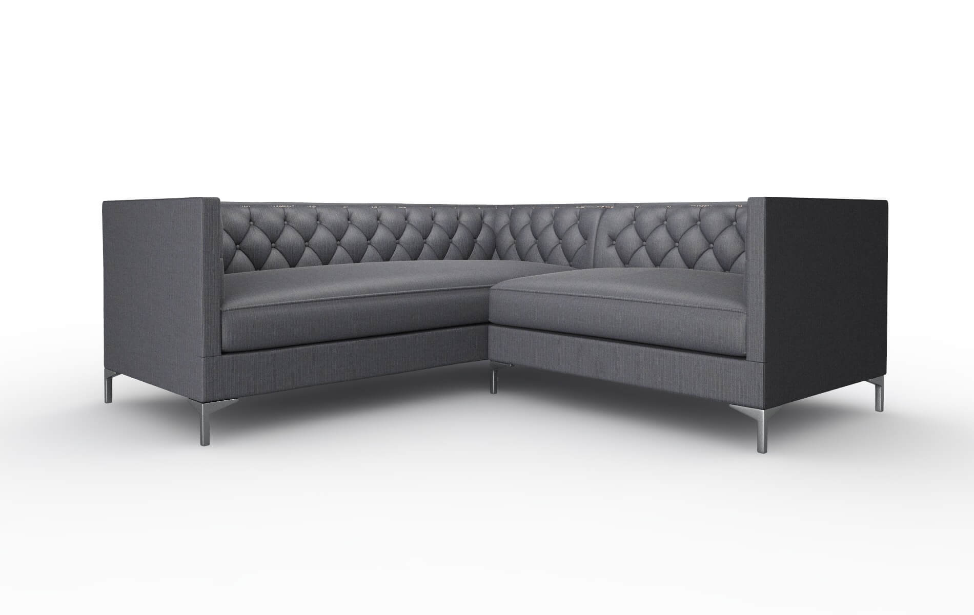 Gosford Parker Midnight Sectional metal legs 1