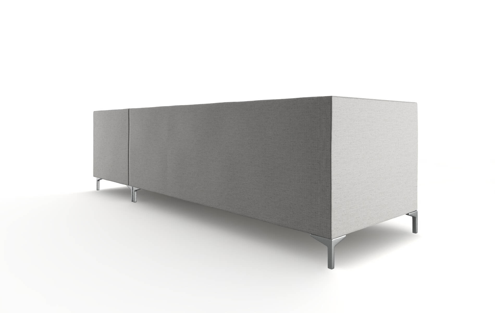 Gosford Parker Silver Panel metal legs 5