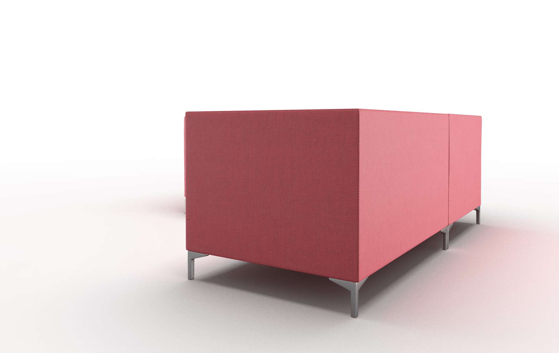 Gosford Pauline Ruby Sectional metal legs 4