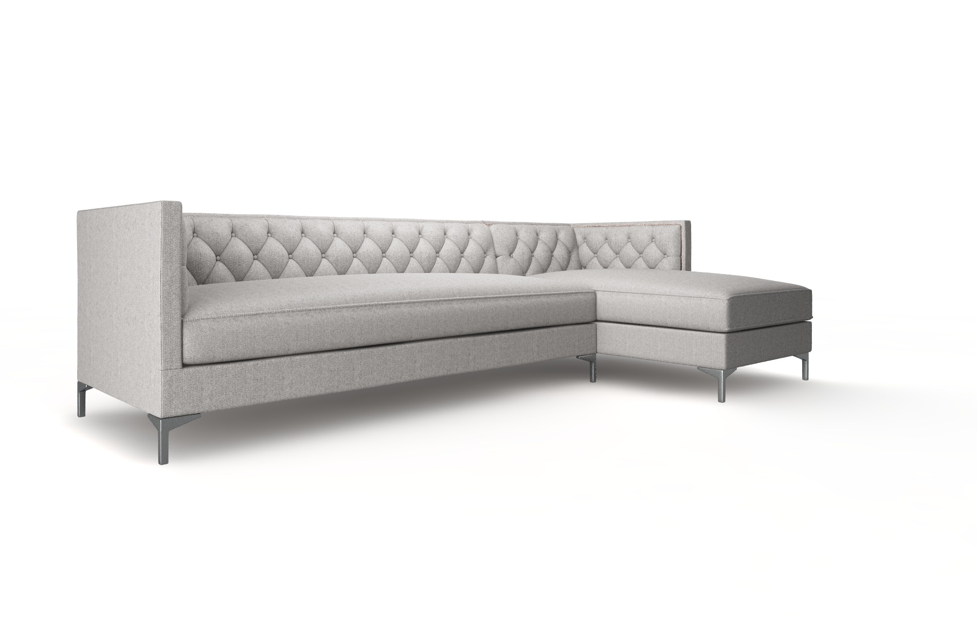 Gosford Prime Ash Panel metal legs 2