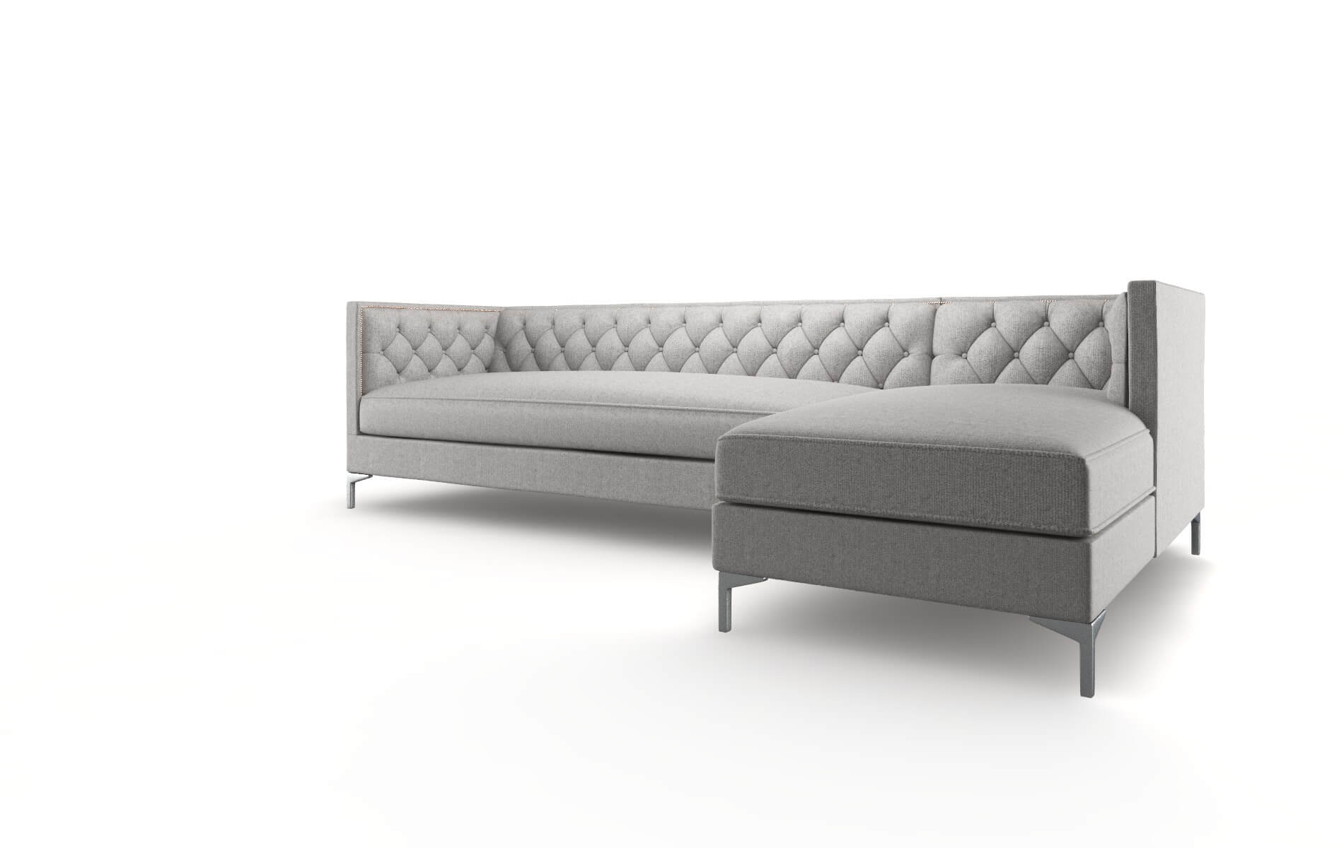 Gosford Prime Ash Panel metal legs 4