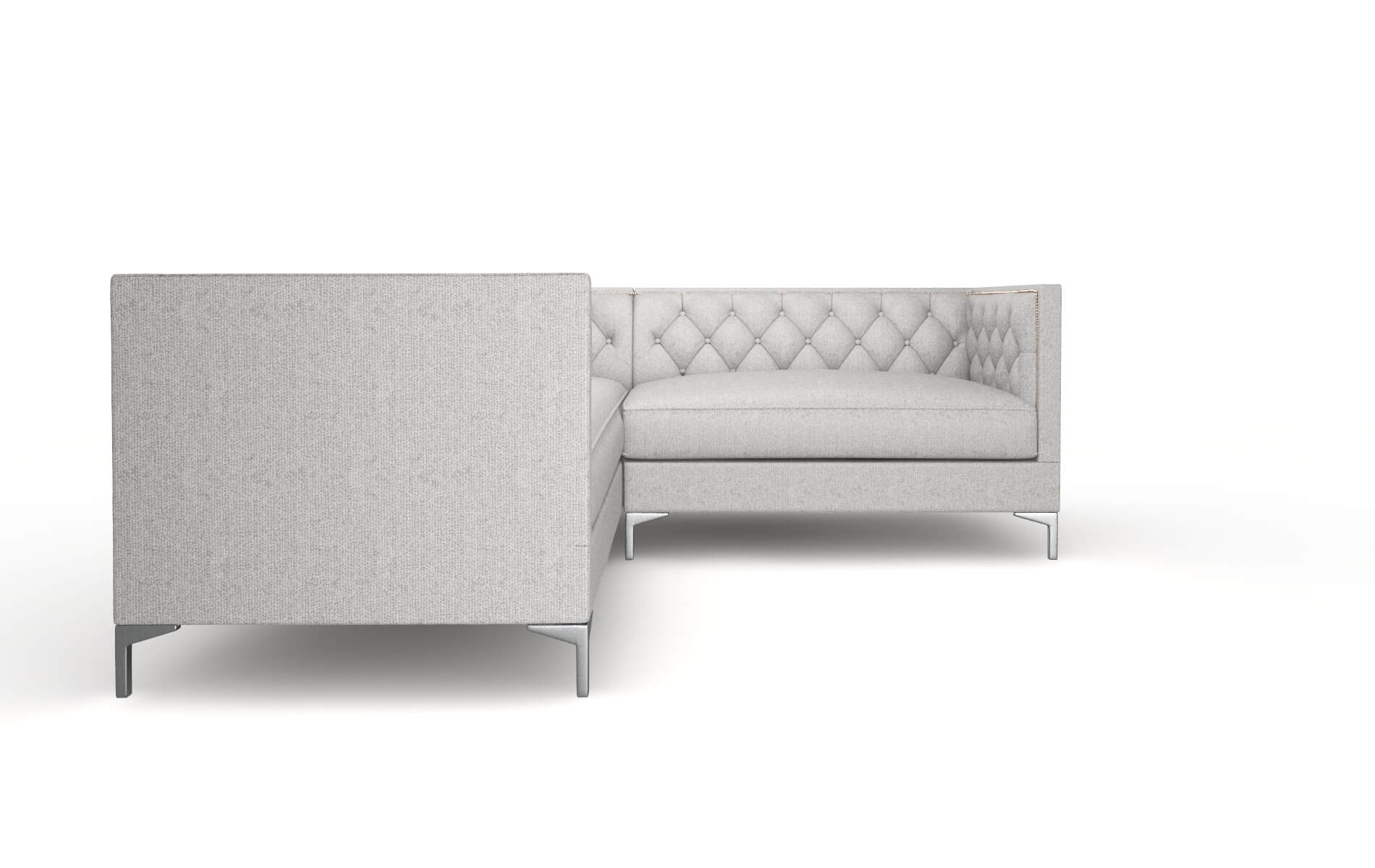 Gosford Prime Ash Sectional metal legs 2