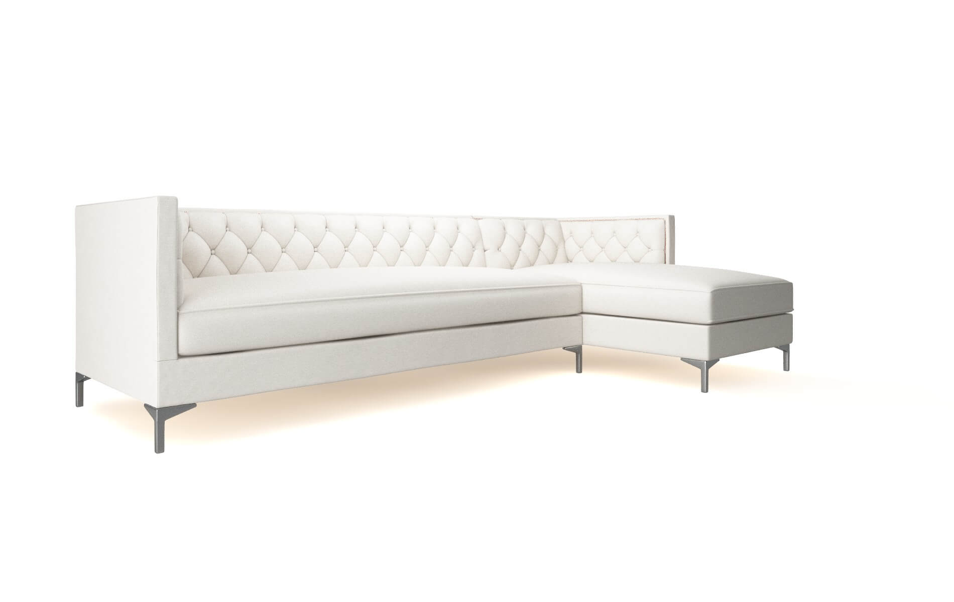 Gosford Redondo Pearl Panel metal legs 2